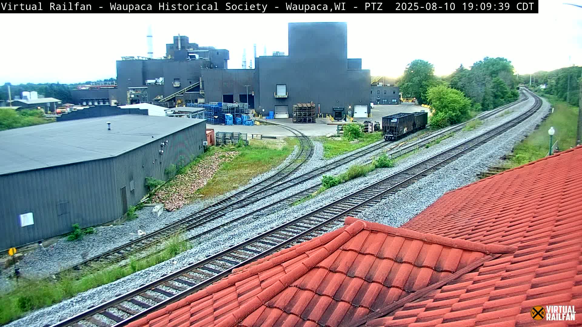 Waupaca City & Waupaca Train Station Live Cam - Waupaca, Waupaca County, Wisconsin, USA