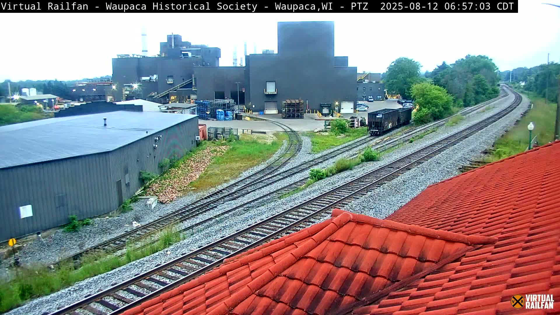 Waupaca City & Waupaca Train Station Live Cam - Waupaca, Waupaca County, Wisconsin, USA