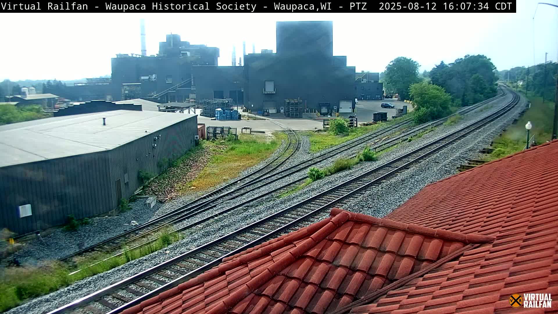 Waupaca City & Waupaca Train Station Live Cam - Waupaca, Waupaca County, Wisconsin, USA