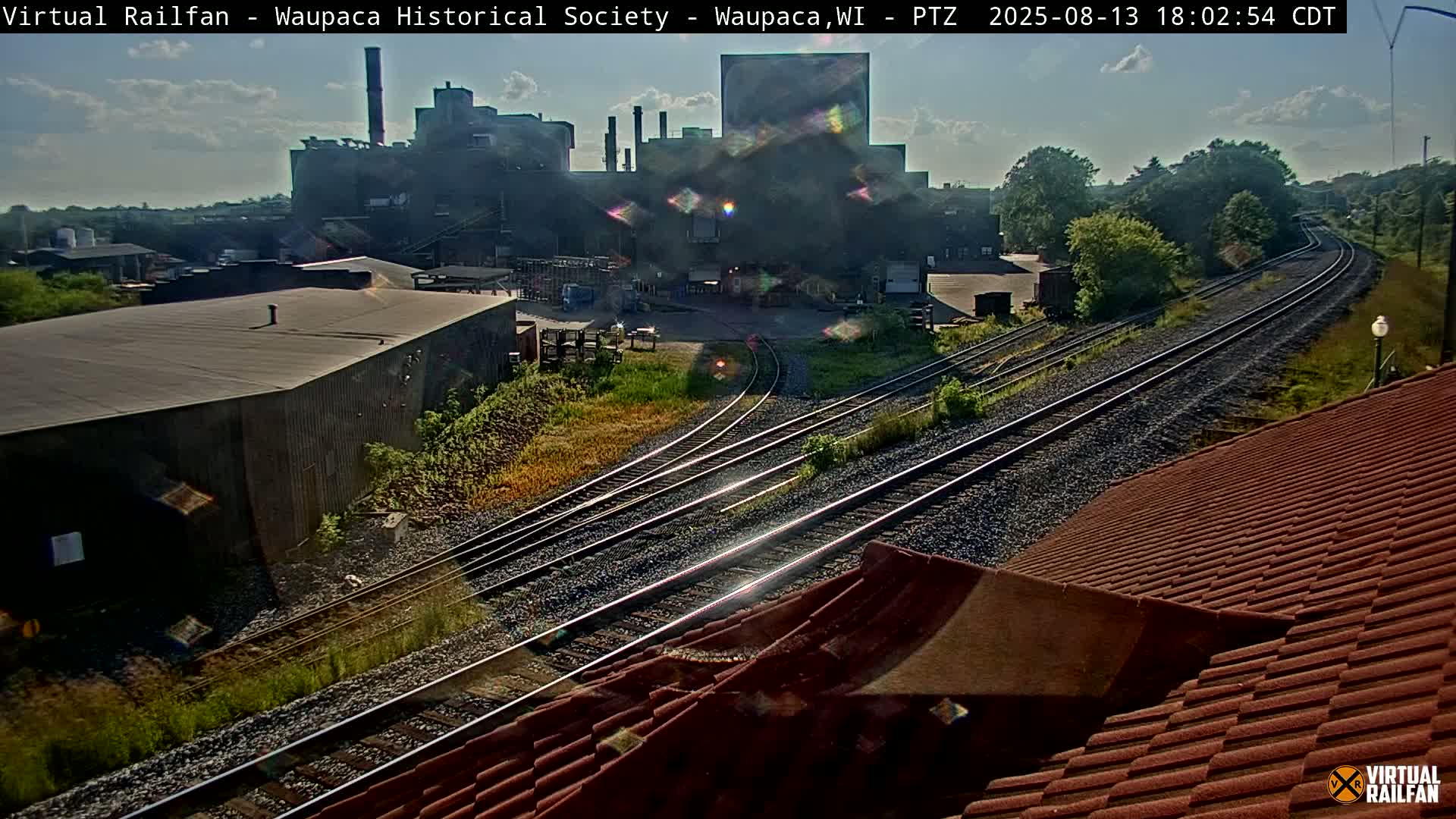 Waupaca City & Waupaca Train Station Live Cam - Waupaca, Waupaca County, Wisconsin, USA