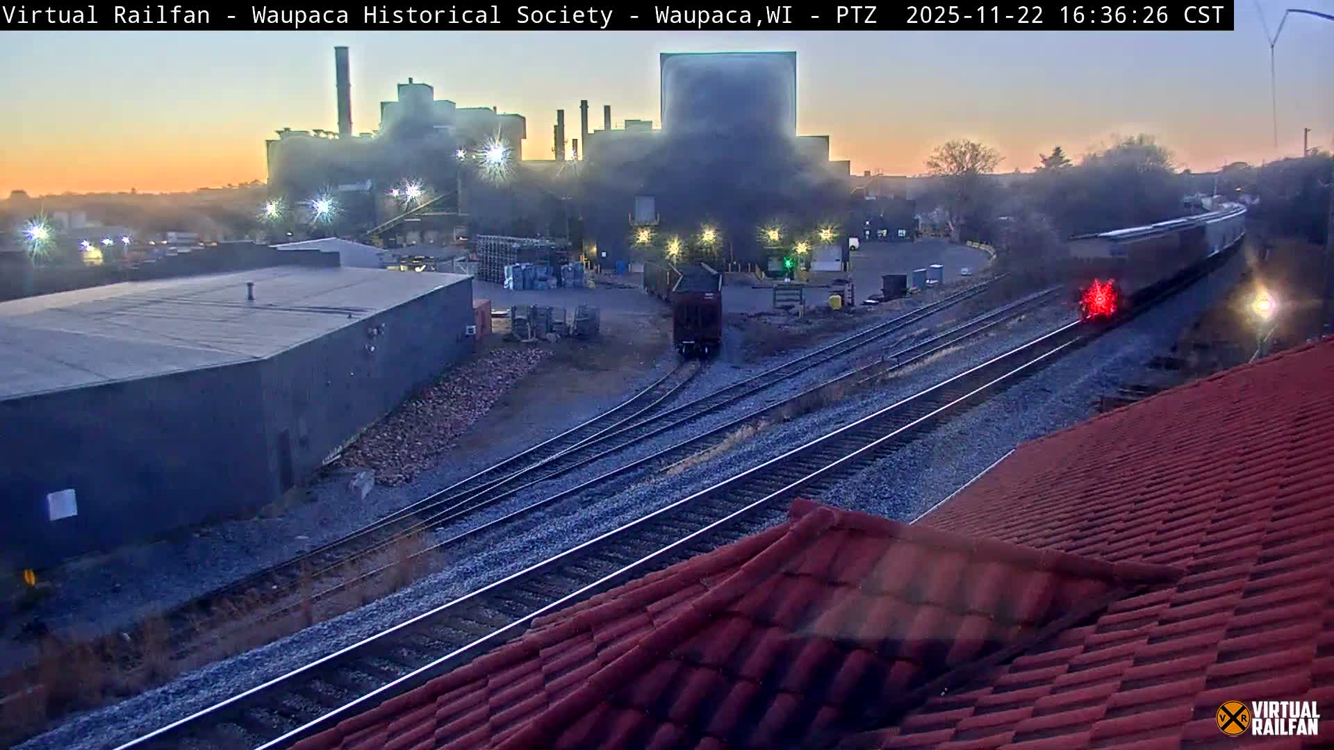 Waupaca City & Waupaca Train Station Live Cam - Waupaca, Waupaca County, Wisconsin, USA