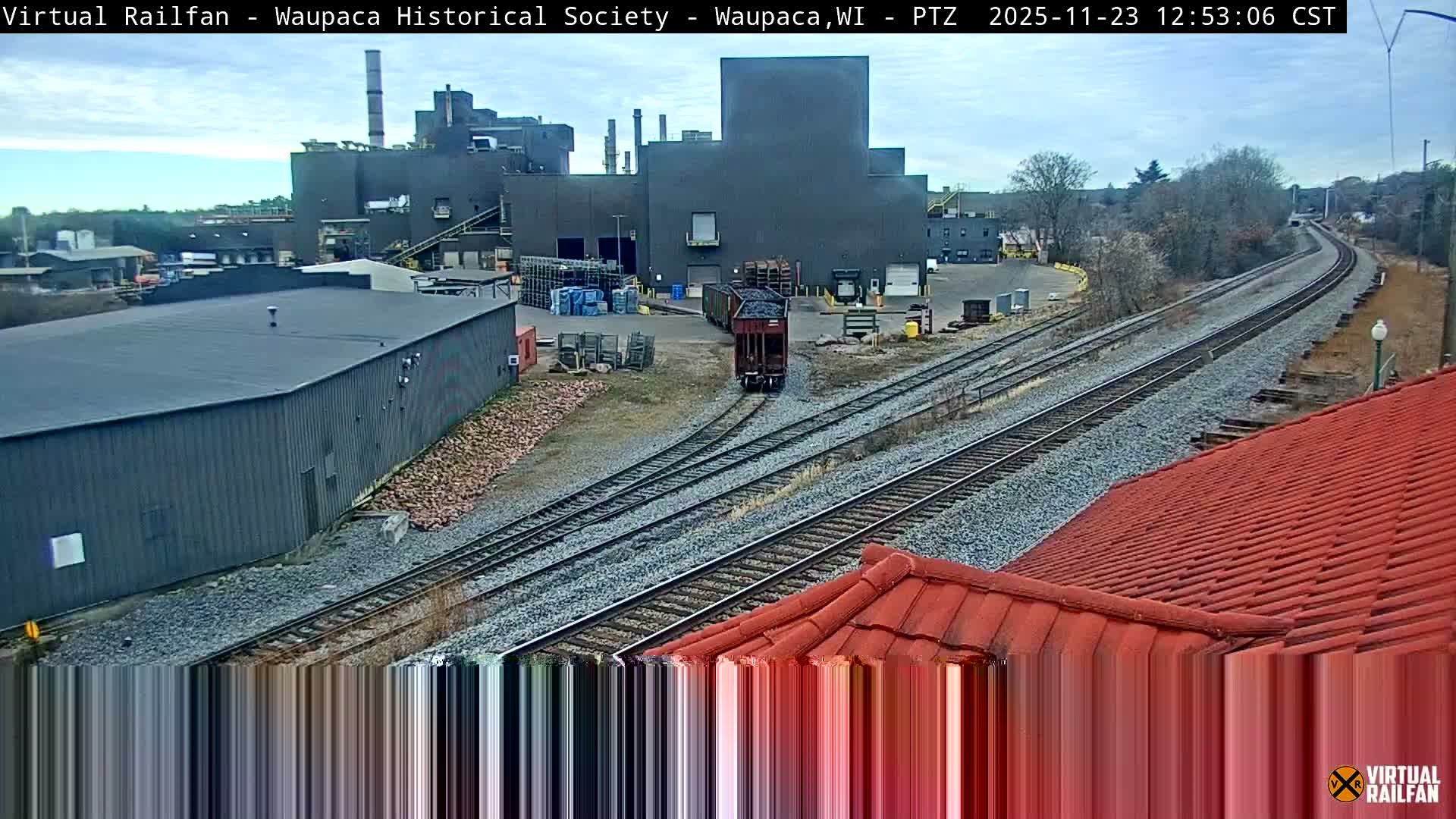 Waupaca City & Waupaca Train Station Live Cam - Waupaca, Waupaca County, Wisconsin, USA