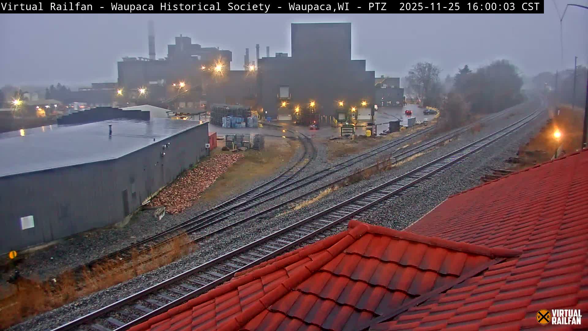 Waupaca City & Waupaca Train Station Live Cam - Waupaca, Waupaca County, Wisconsin, USA