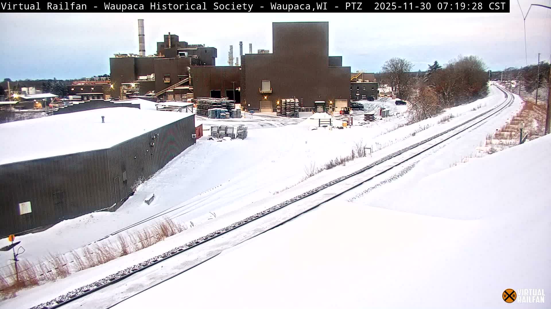 Waupaca City & Waupaca Train Station Live Cam - Waupaca, Waupaca County, Wisconsin, USA