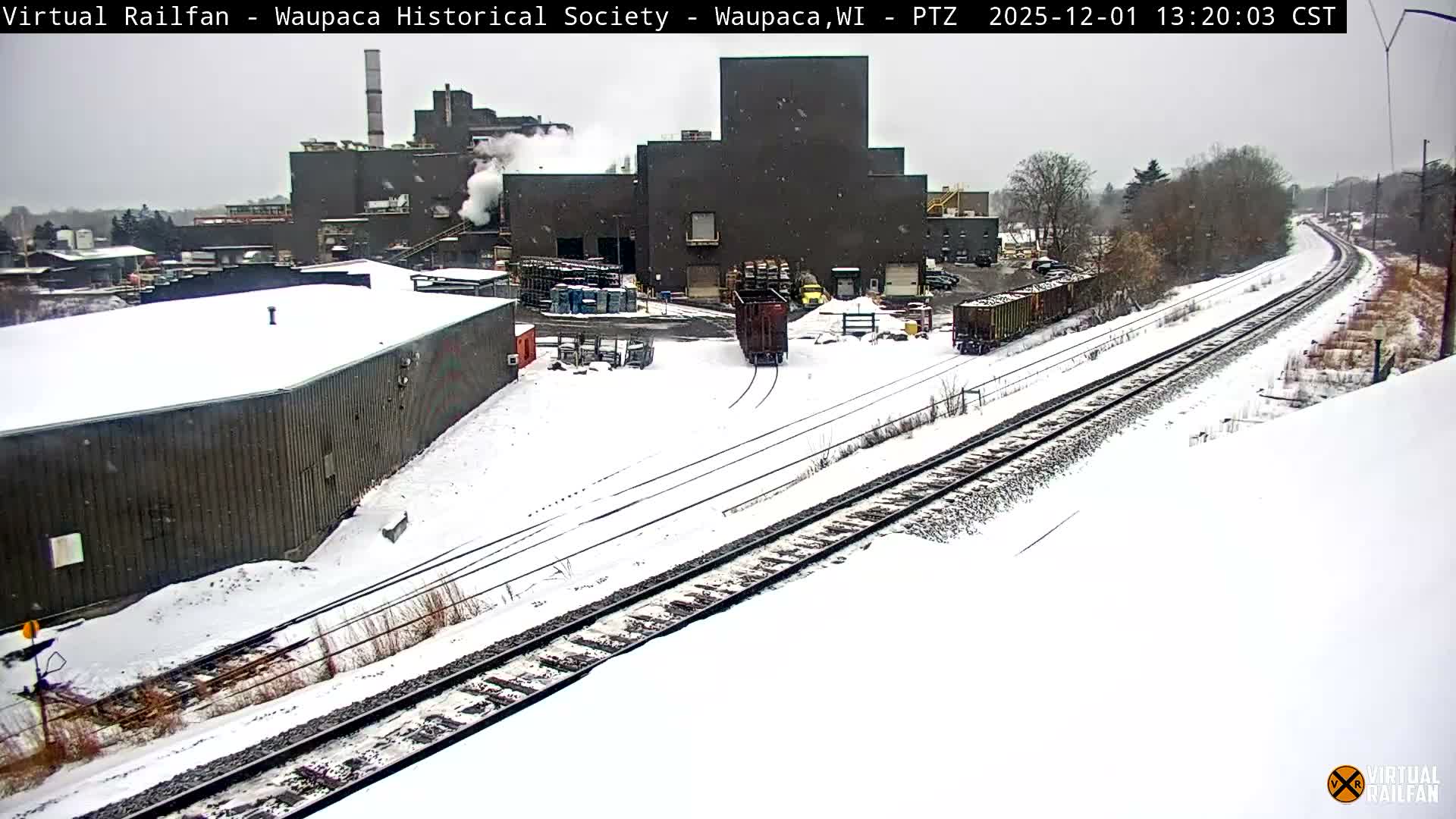 Waupaca City & Waupaca Train Station Live Cam - Waupaca, Waupaca County, Wisconsin, USA