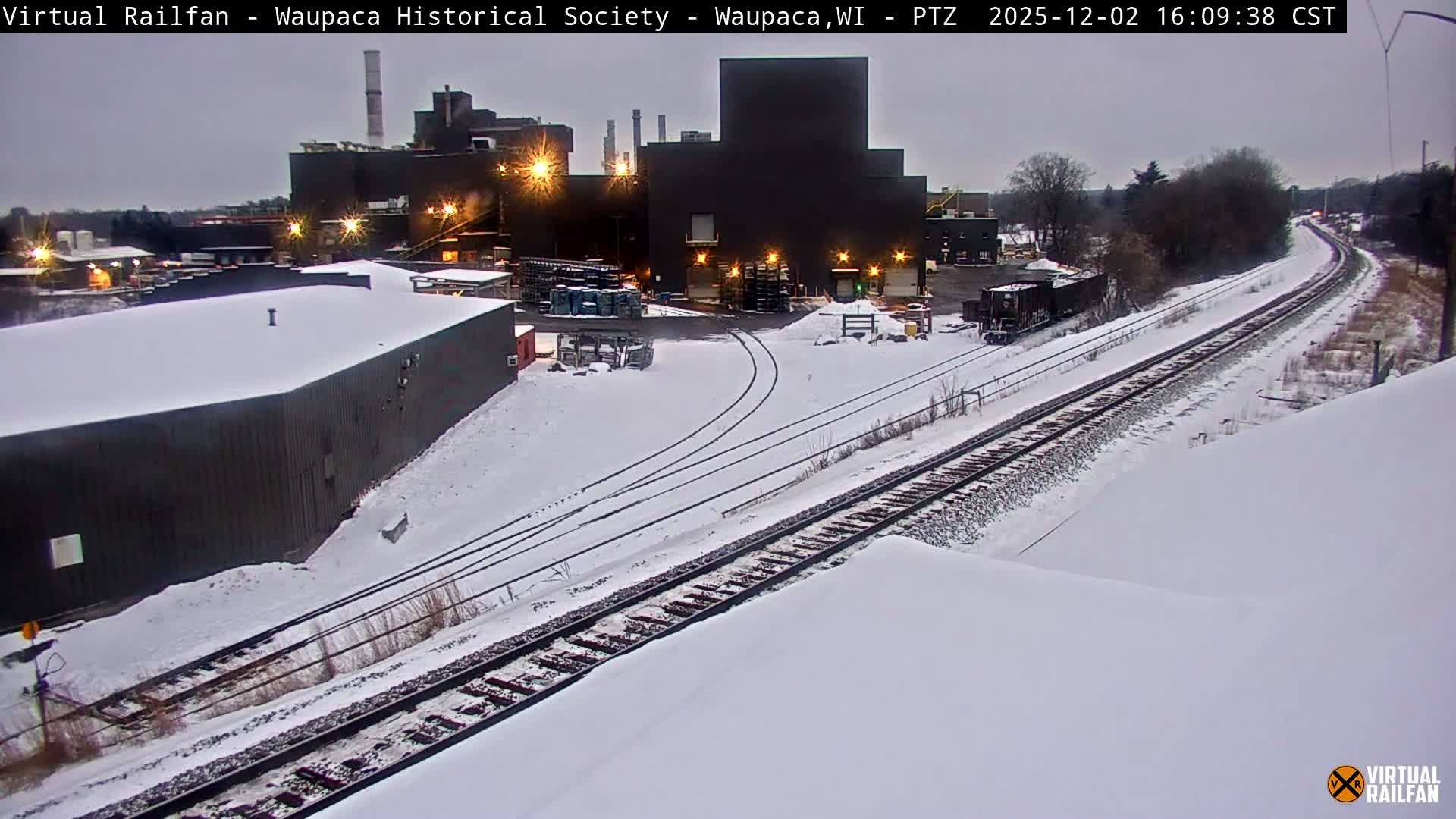 Waupaca City & Waupaca Train Station Live Cam - Waupaca, Waupaca County, Wisconsin, USA