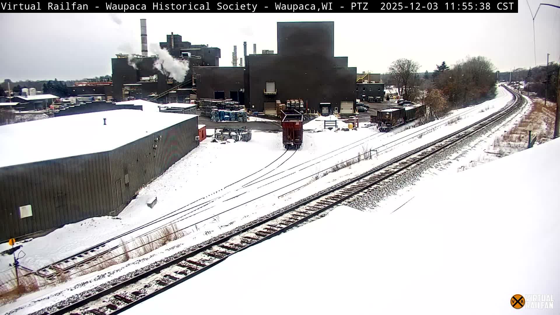 Waupaca City & Waupaca Train Station Live Cam - Waupaca, Waupaca County, Wisconsin, USA