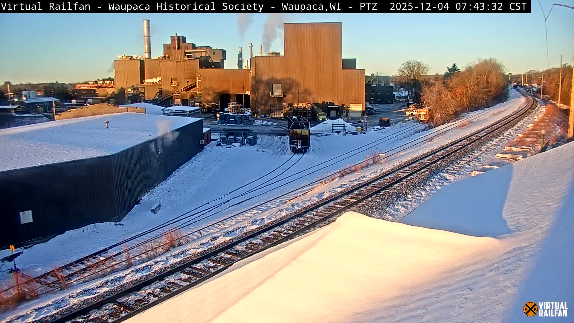 Waupaca City & Waupaca Train Station Live Cam - Waupaca, Waupaca County, Wisconsin, USA