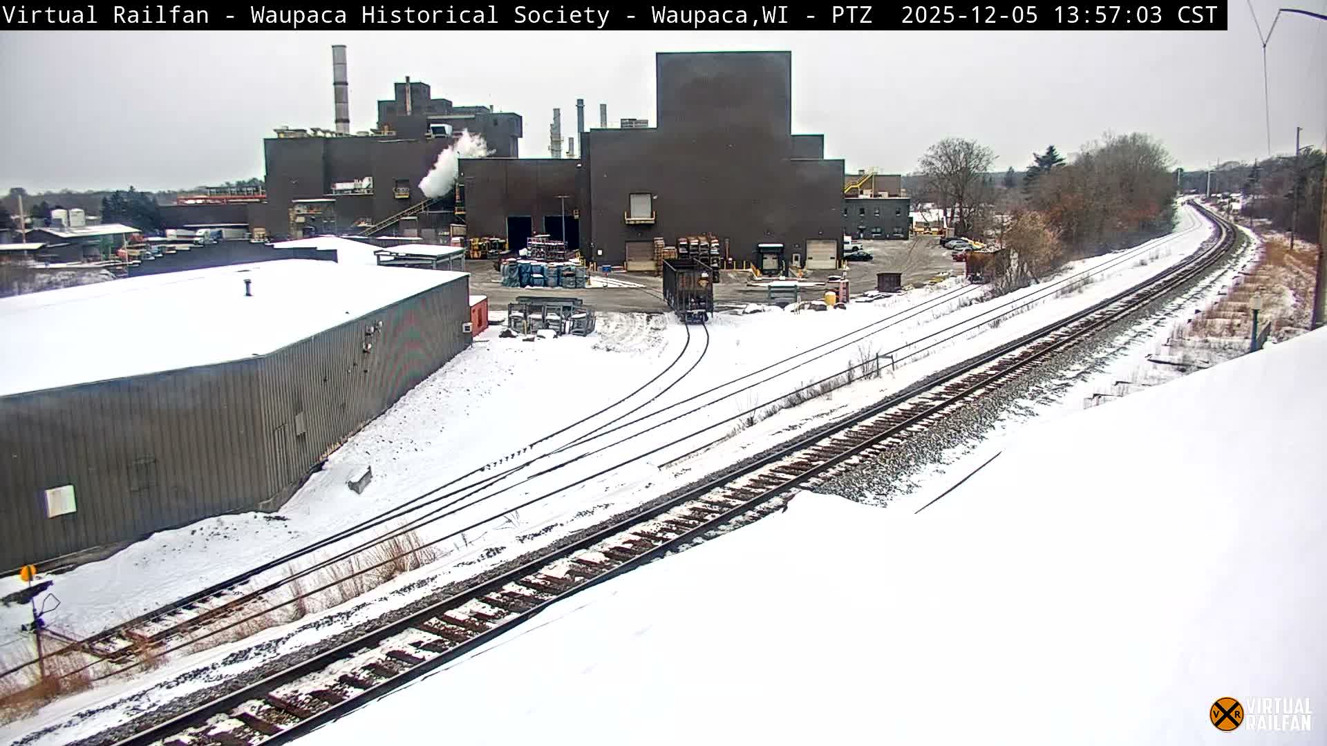 Waupaca City & Waupaca Train Station Live Cam - Waupaca, Waupaca County, Wisconsin, USA
