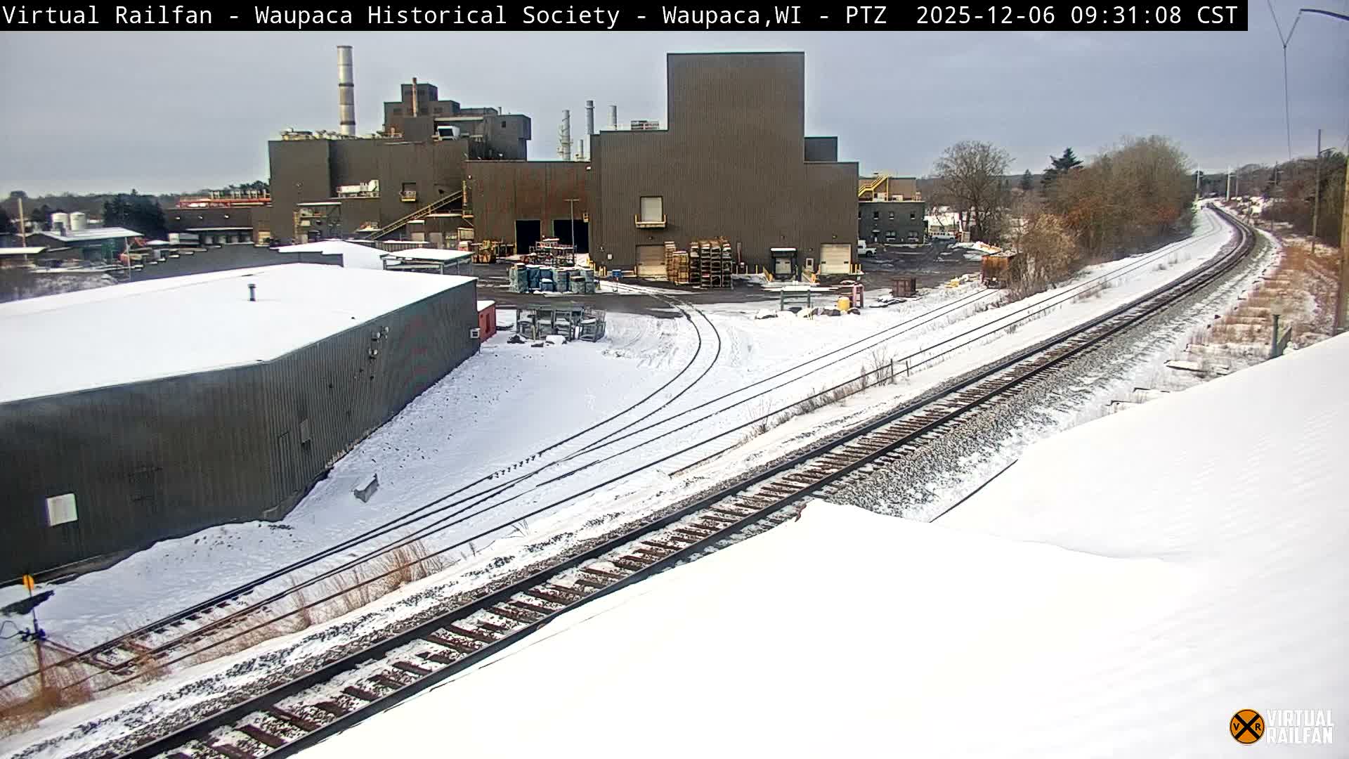 Waupaca City & Waupaca Train Station Live Cam - Waupaca, Waupaca County, Wisconsin, USA