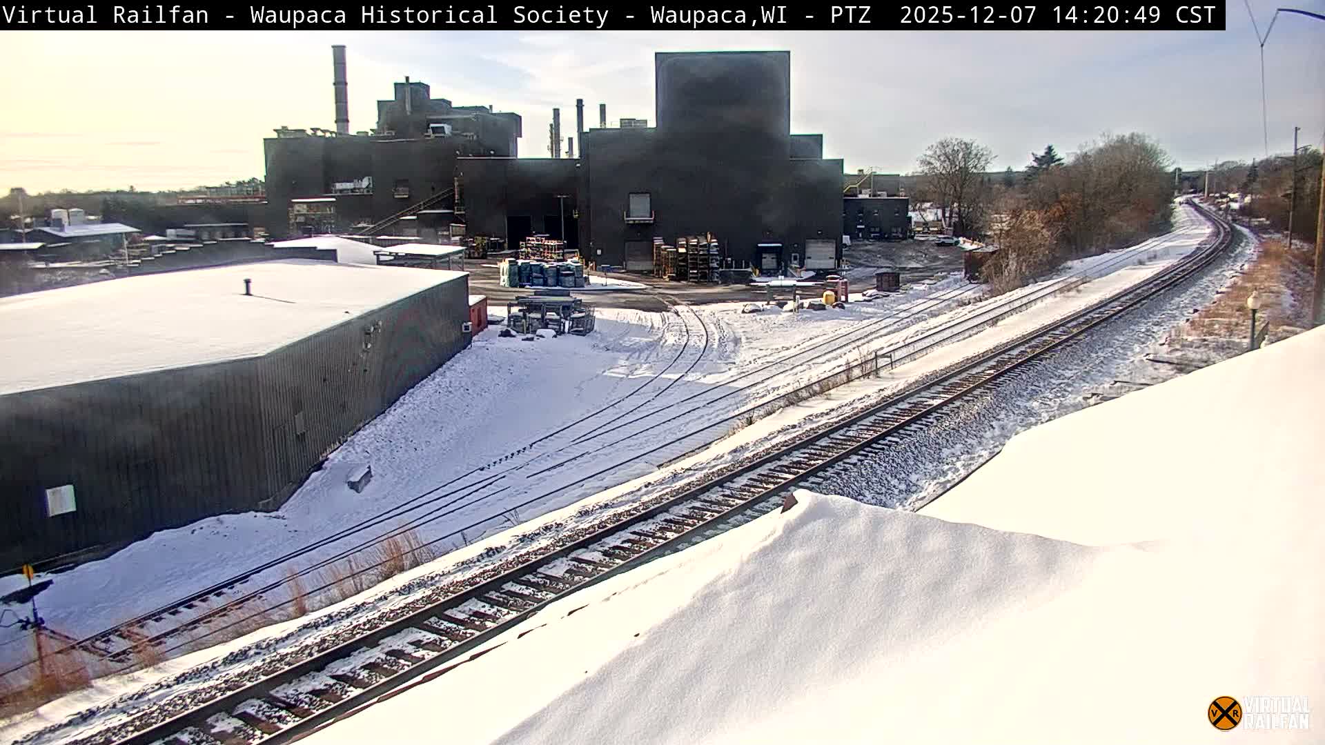 Waupaca City & Waupaca Train Station Live Cam - Waupaca, Waupaca County, Wisconsin, USA