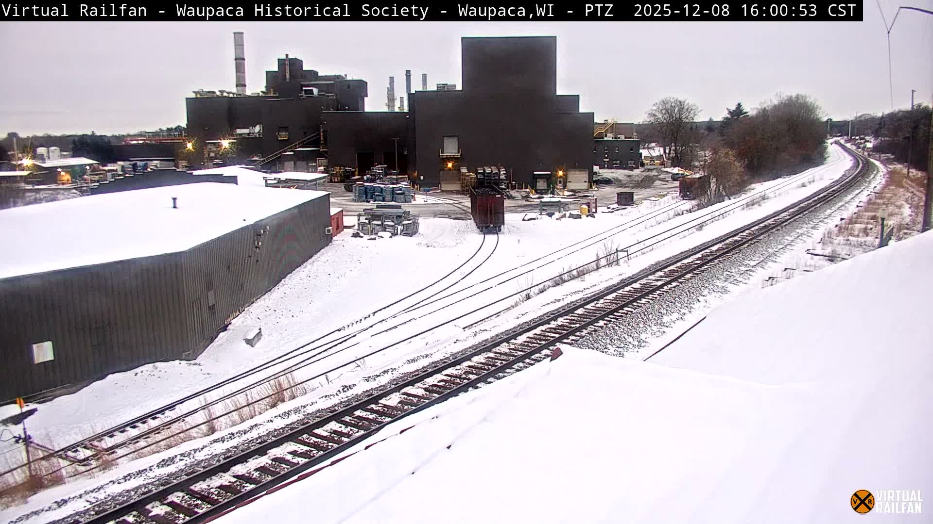 Waupaca City & Waupaca Train Station Live Cam - Waupaca, Waupaca County, Wisconsin, USA