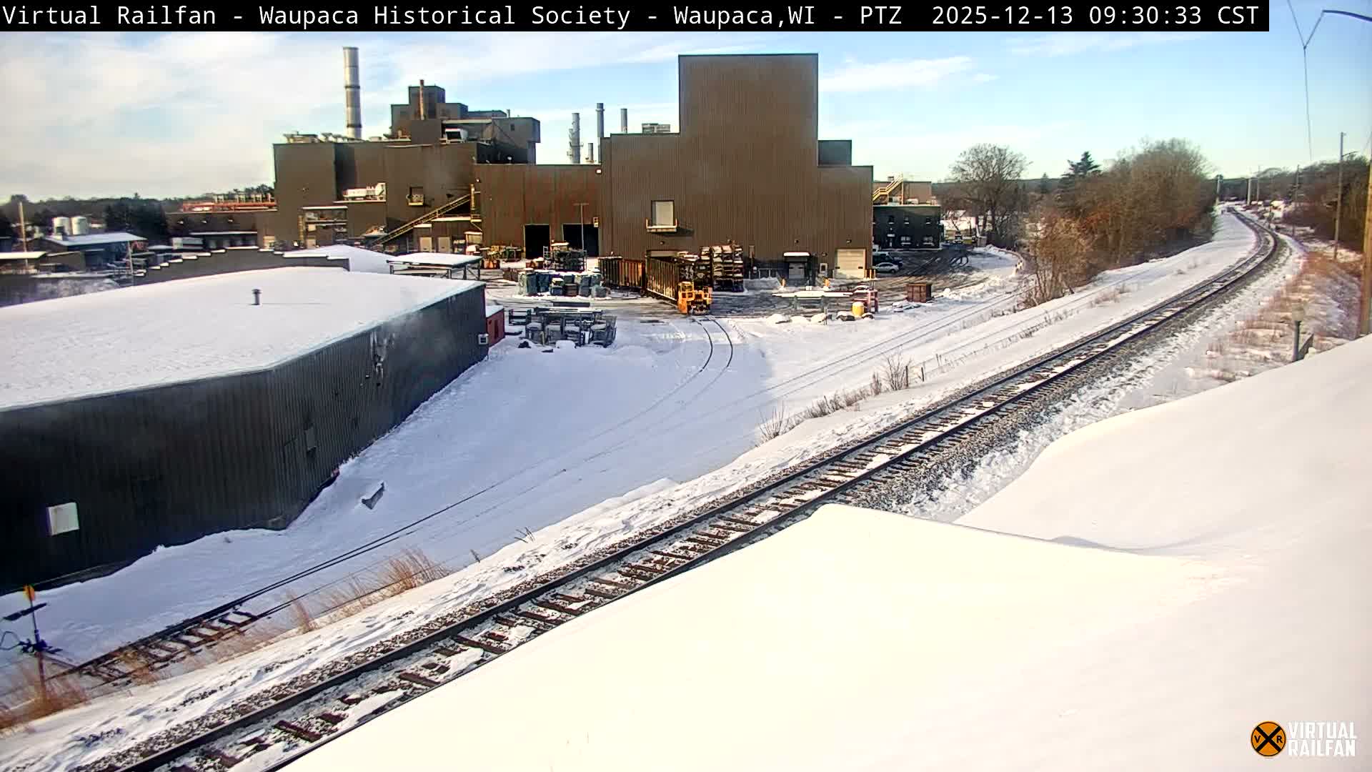 Waupaca City & Waupaca Train Station Live Cam - Waupaca, Waupaca County, Wisconsin, USA
