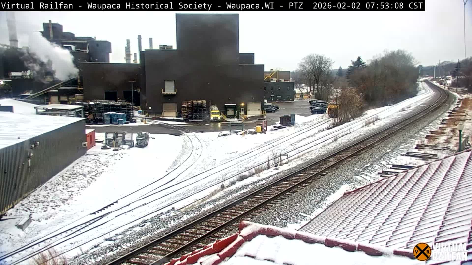 Waupaca City & Waupaca Train Station Live Cam - Waupaca, Waupaca County, Wisconsin, USA