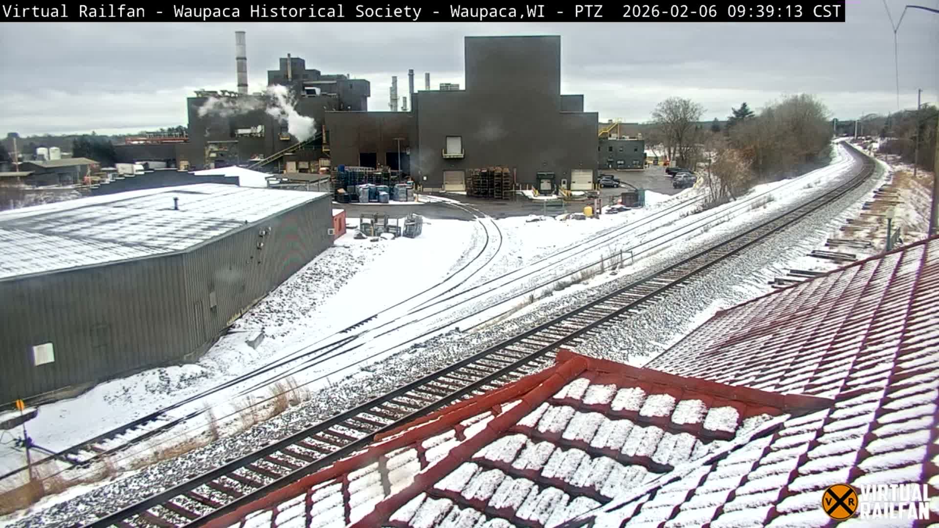 Waupaca City & Waupaca Train Station Live Cam - Waupaca, Waupaca County, Wisconsin, USA