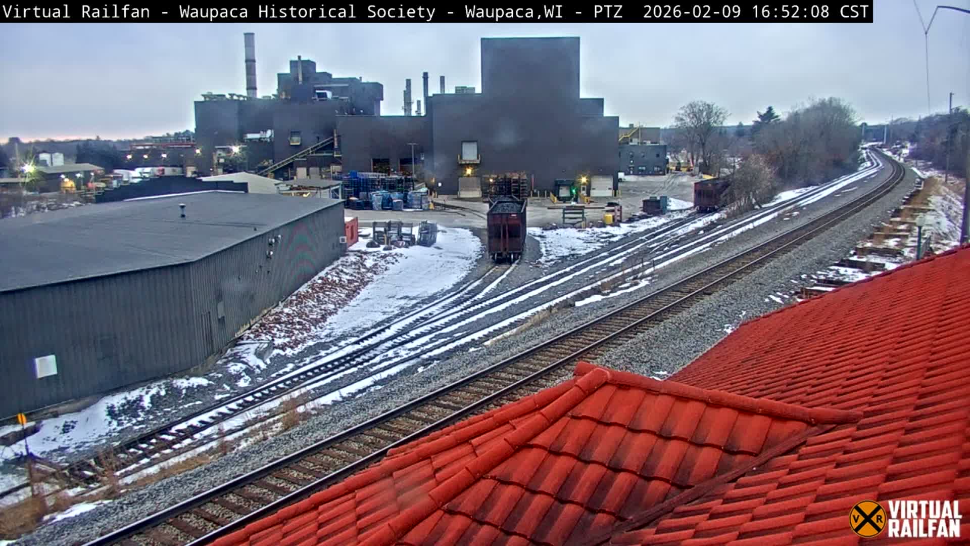 Waupaca City & Waupaca Train Station Live Cam - Waupaca, Waupaca County, Wisconsin, USA