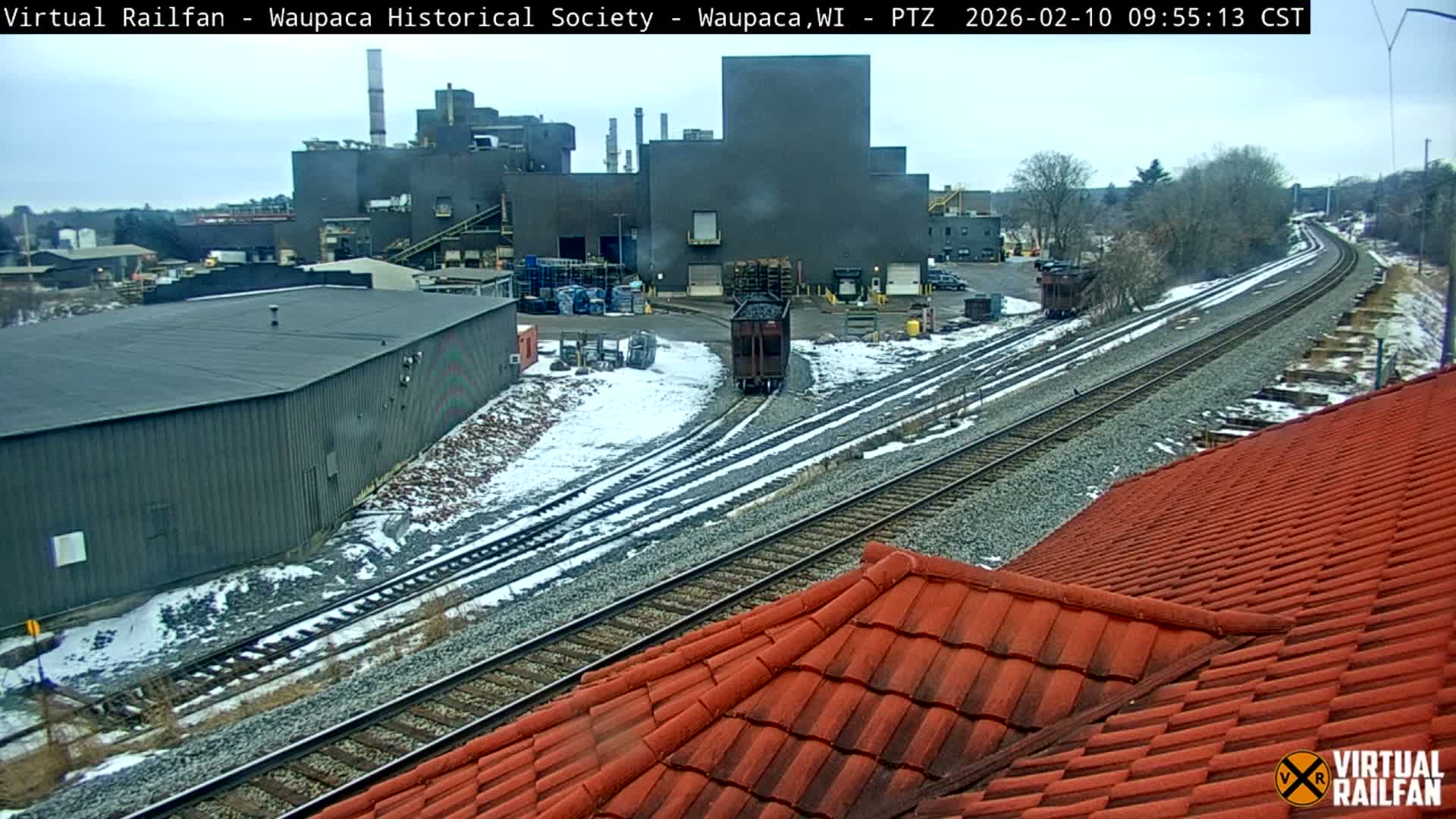 Waupaca City & Waupaca Train Station Live Cam - Waupaca, Waupaca County, Wisconsin, USA