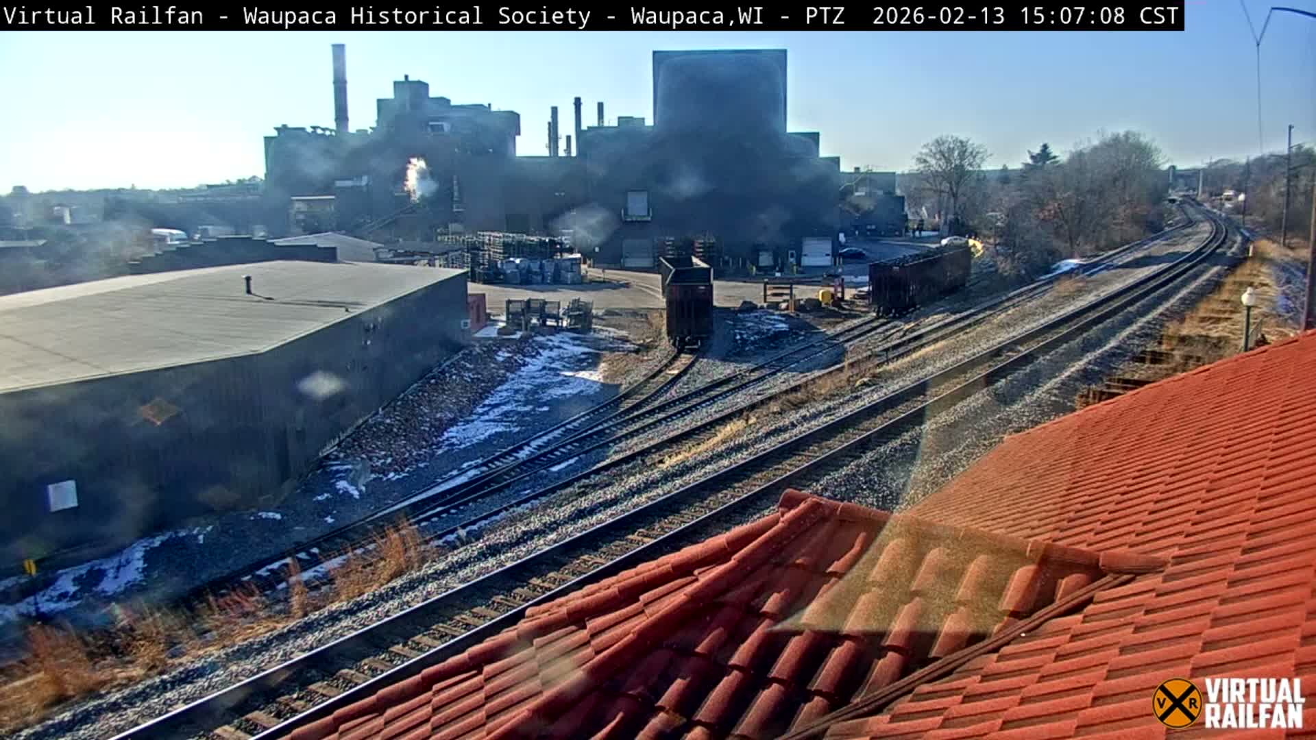 Waupaca City & Waupaca Train Station Live Cam - Waupaca, Waupaca County, Wisconsin, USA