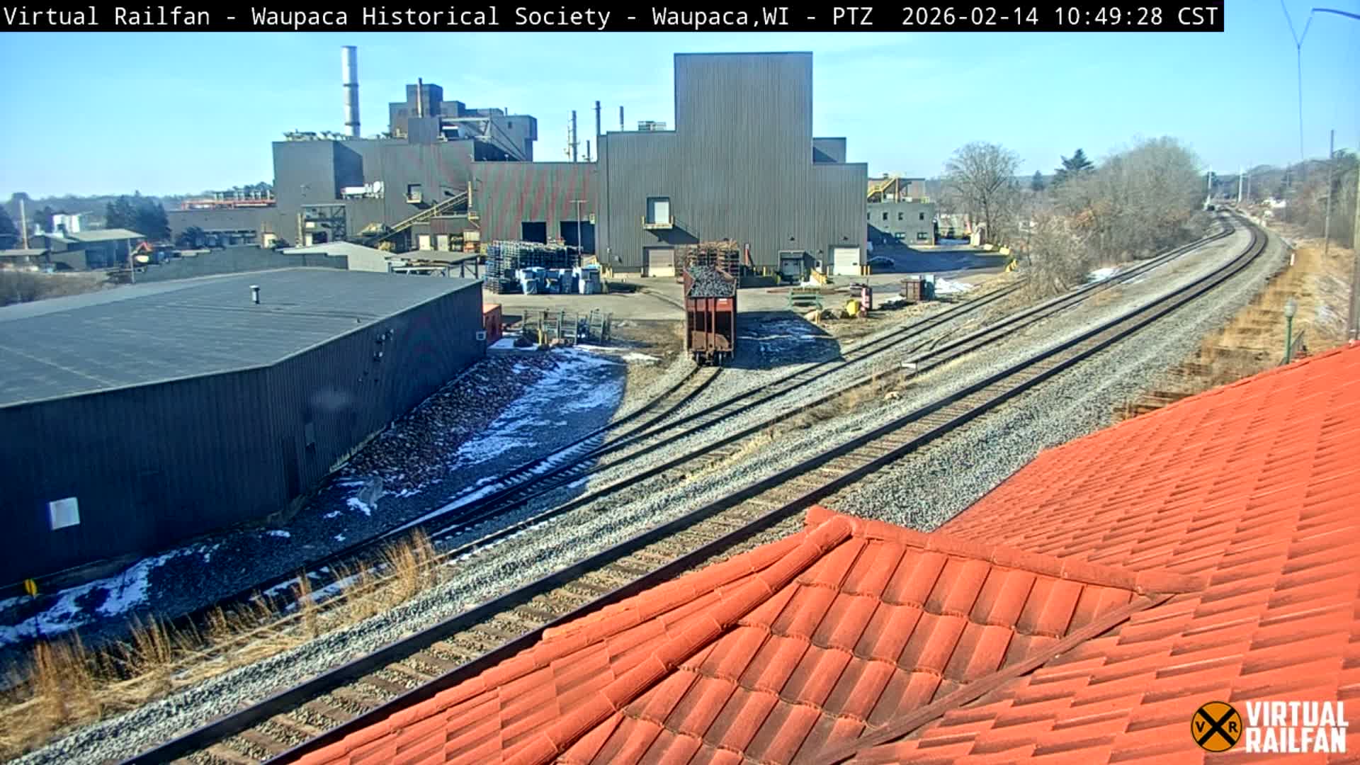 Waupaca City & Waupaca Train Station Live Cam - Waupaca, Waupaca County, Wisconsin, USA