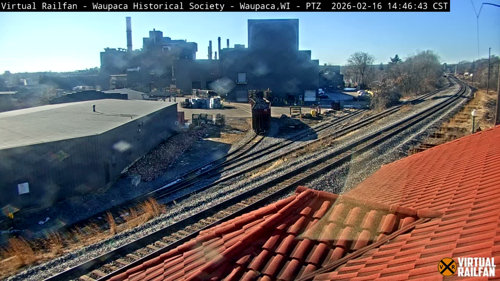 Waupaca City & Waupaca Train Station Live Cam - Waupaca, Waupaca County, Wisconsin, USA