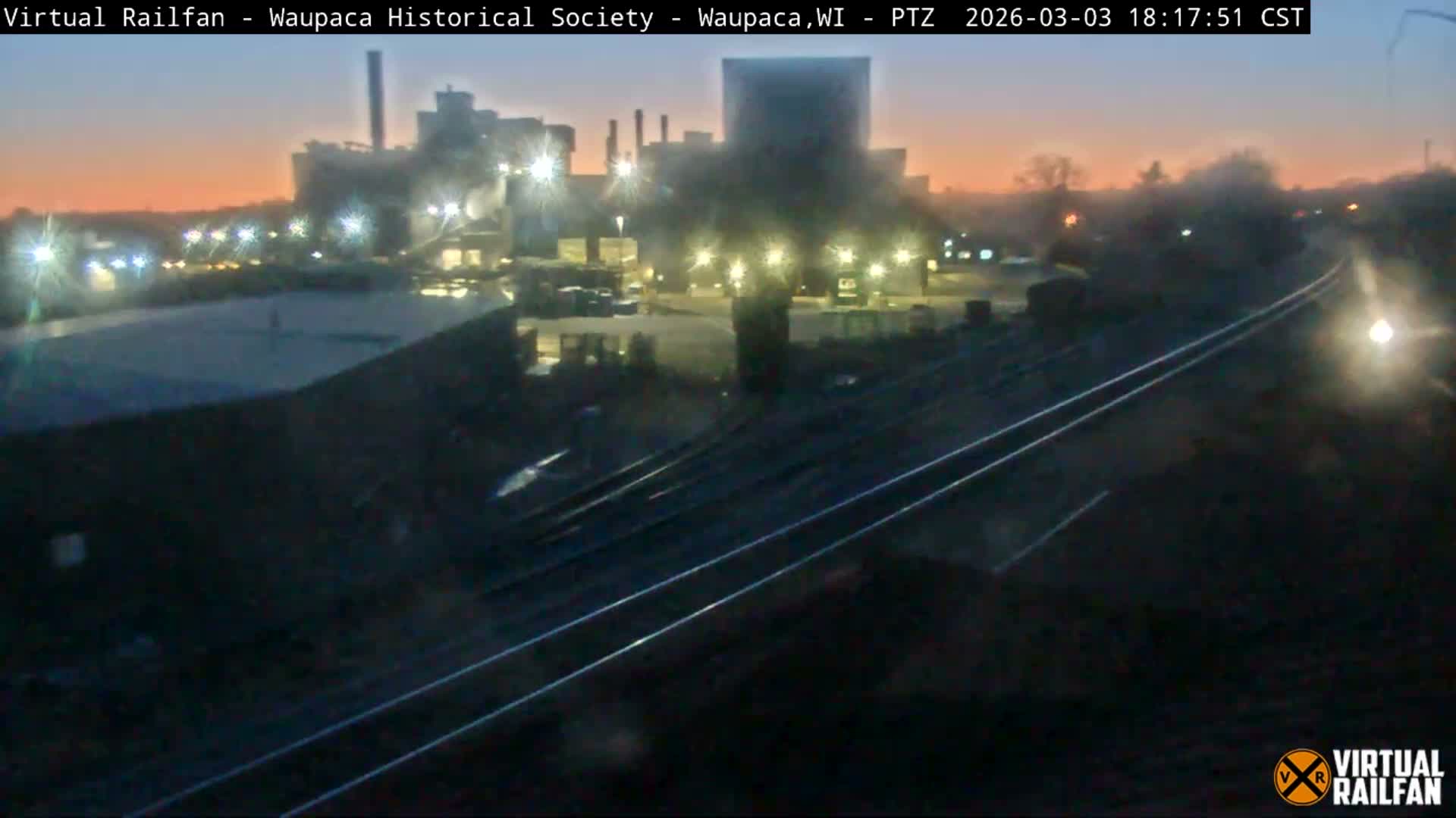 Waupaca City & Waupaca Train Station Live Cam - Waupaca, Waupaca County, Wisconsin, USA
