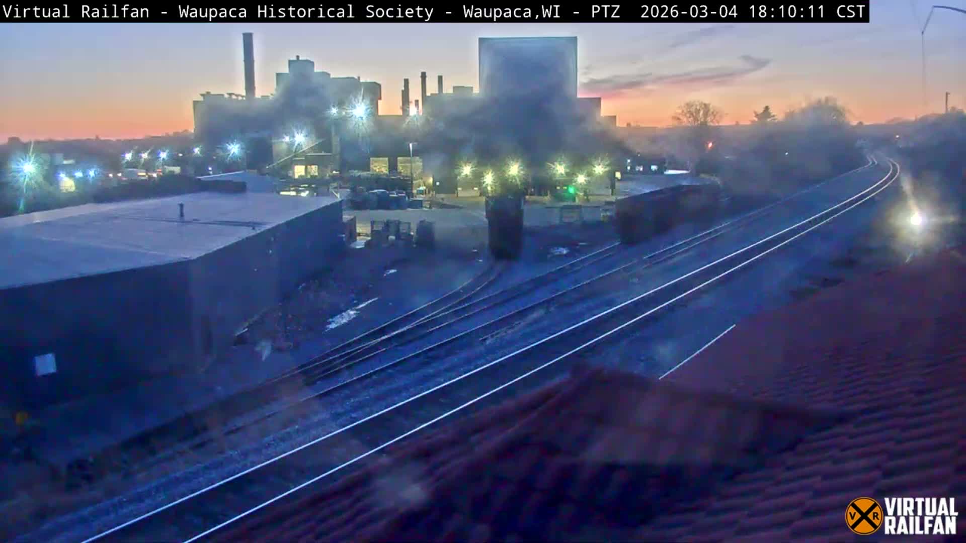 Waupaca City & Waupaca Train Station Live Cam - Waupaca, Waupaca County, Wisconsin, USA