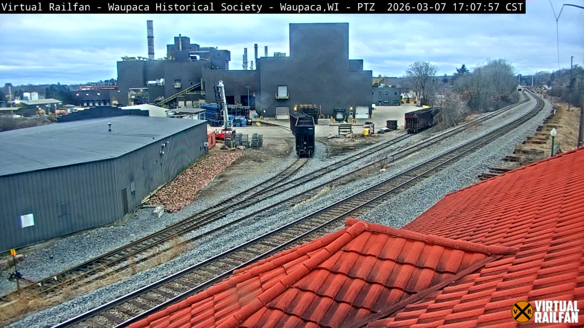 Waupaca City & Waupaca Train Station Live Cam - Waupaca, Waupaca County, Wisconsin, USA
