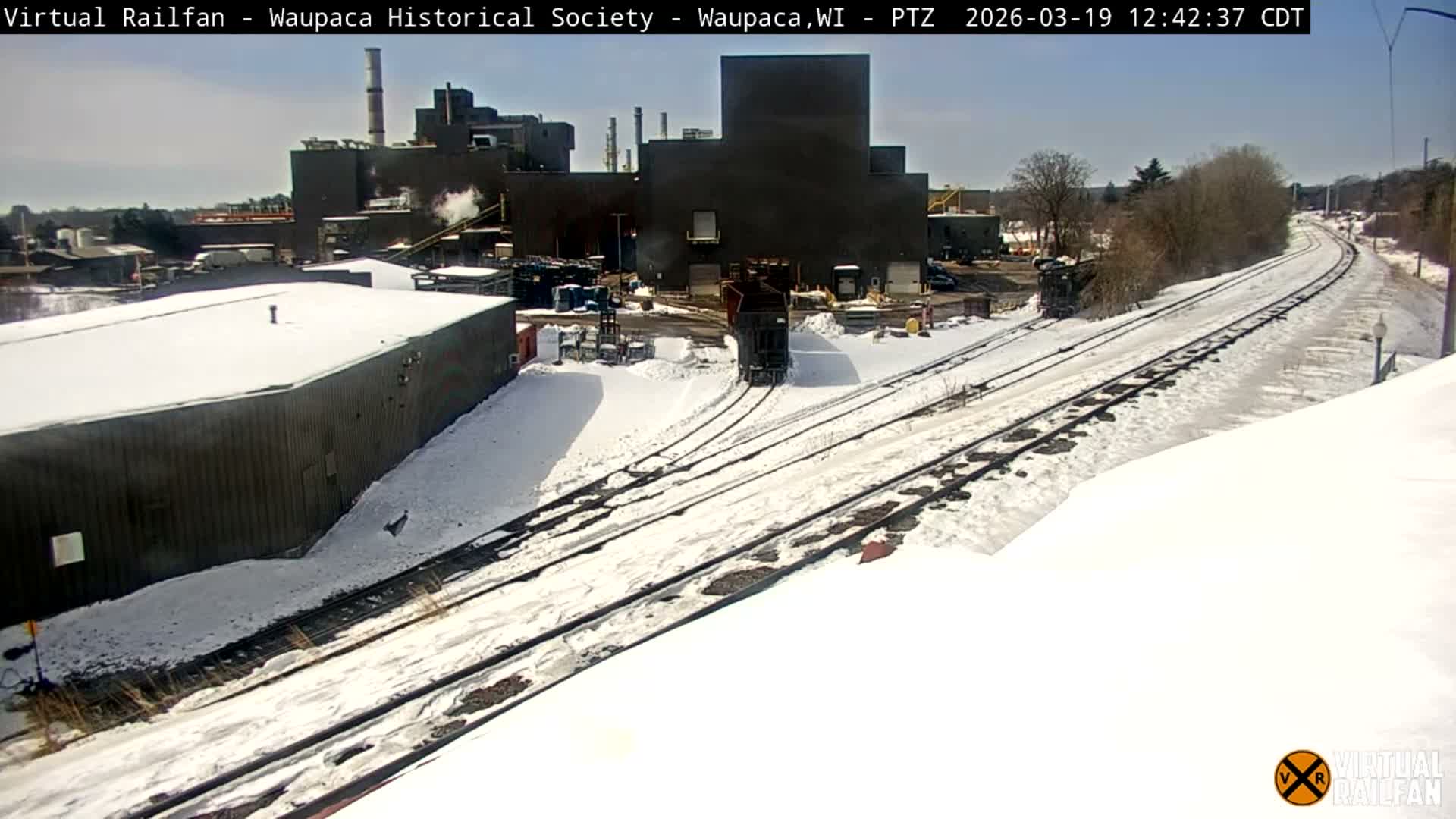 Waupaca City & Waupaca Train Station Live Cam - Waupaca, Waupaca County, Wisconsin, USA