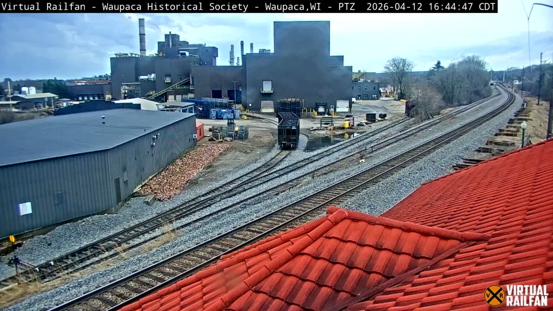 Waupaca City & Waupaca Train Station Live Cam - Waupaca, Waupaca County, Wisconsin, USA