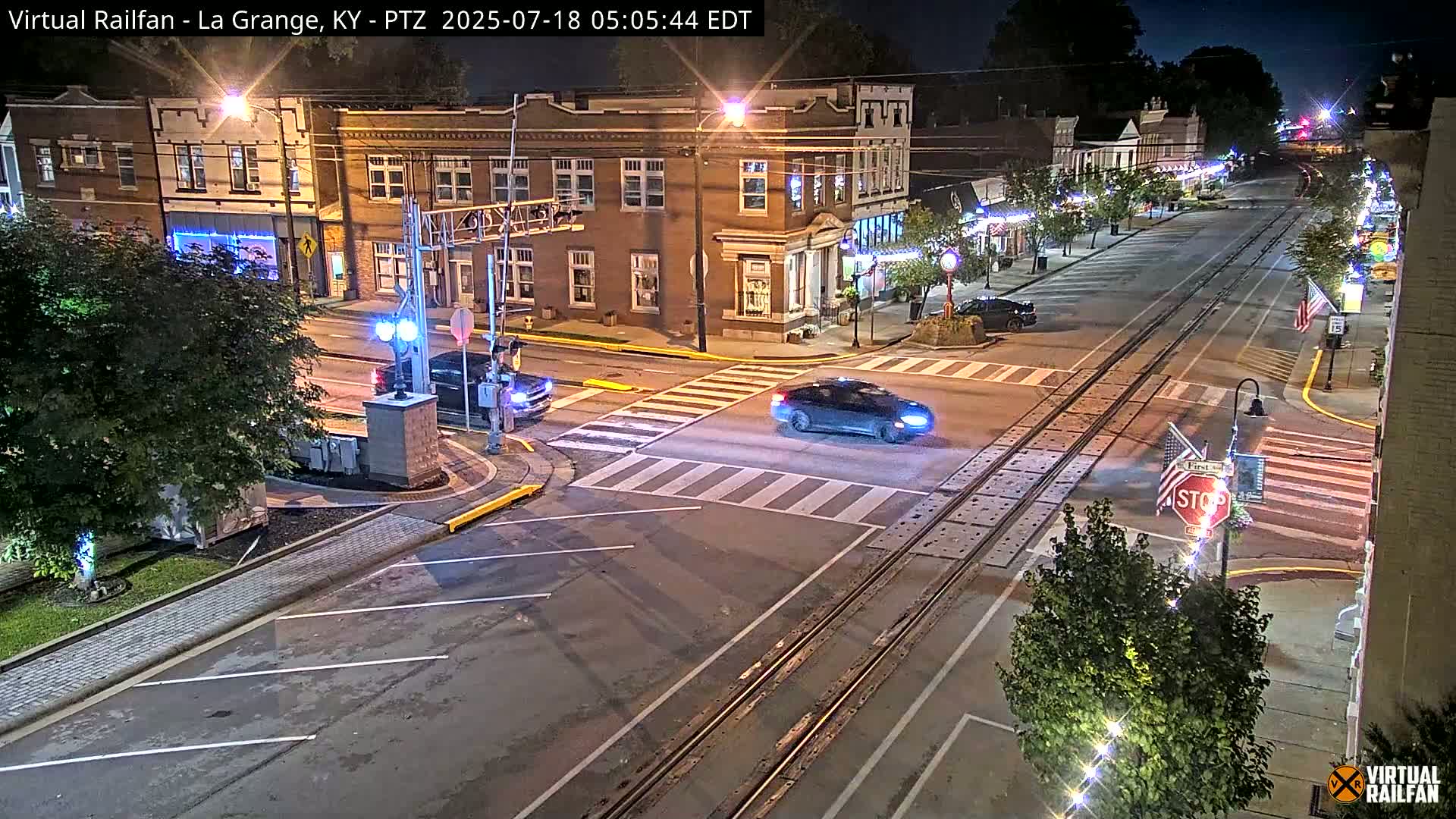 La Grange City & Railroad Crossing Live Cam - La Grange, Oldham, Kentucky, USA