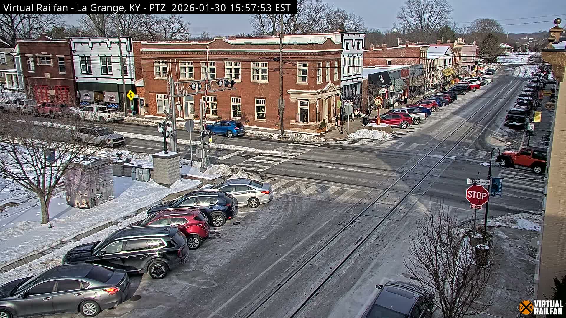 La Grange City & Railroad Crossing Live Cam - La Grange, Oldham, Kentucky, USA