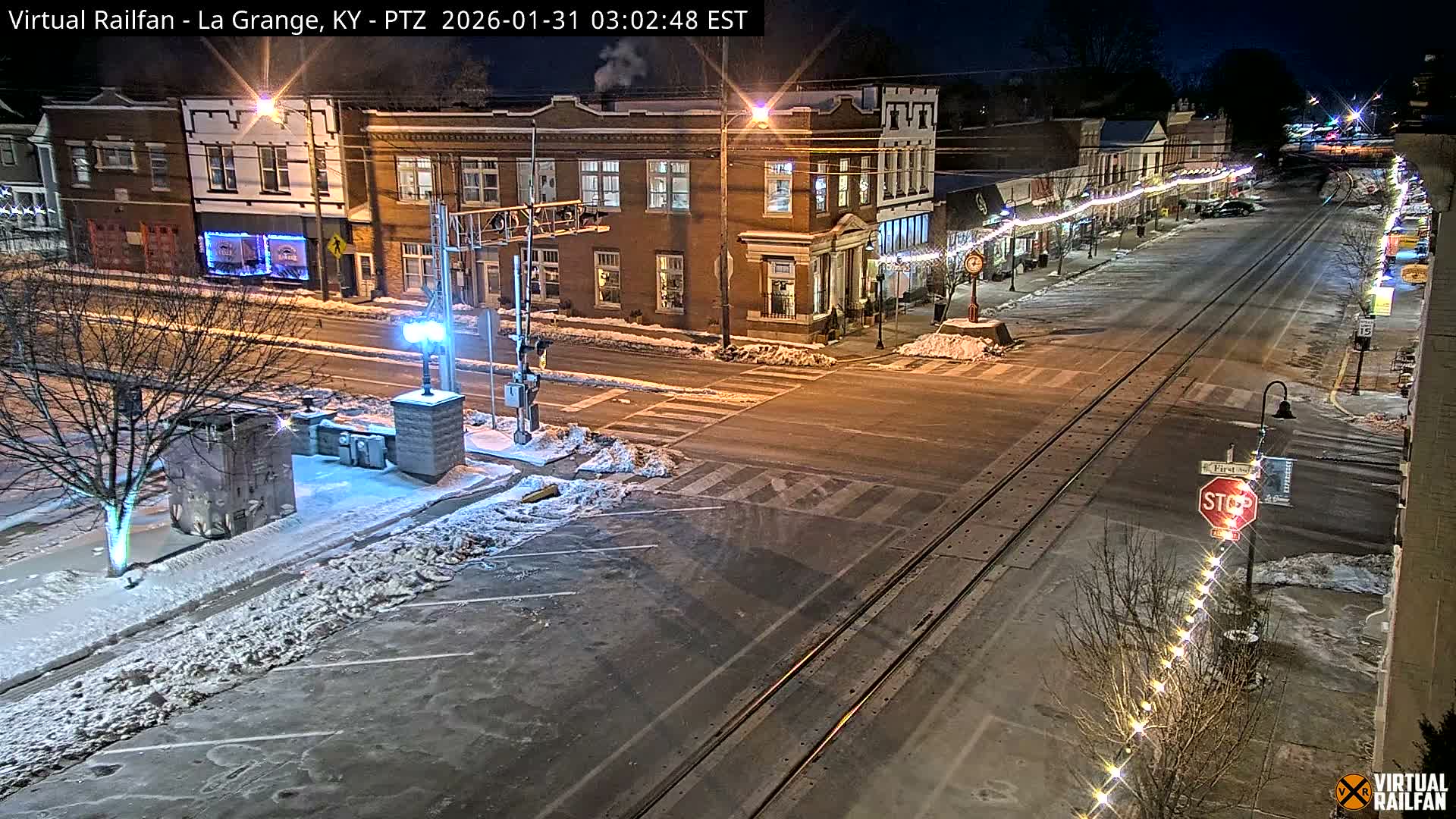 La Grange City & Railroad Crossing Live Cam - La Grange, Oldham, Kentucky, USA
