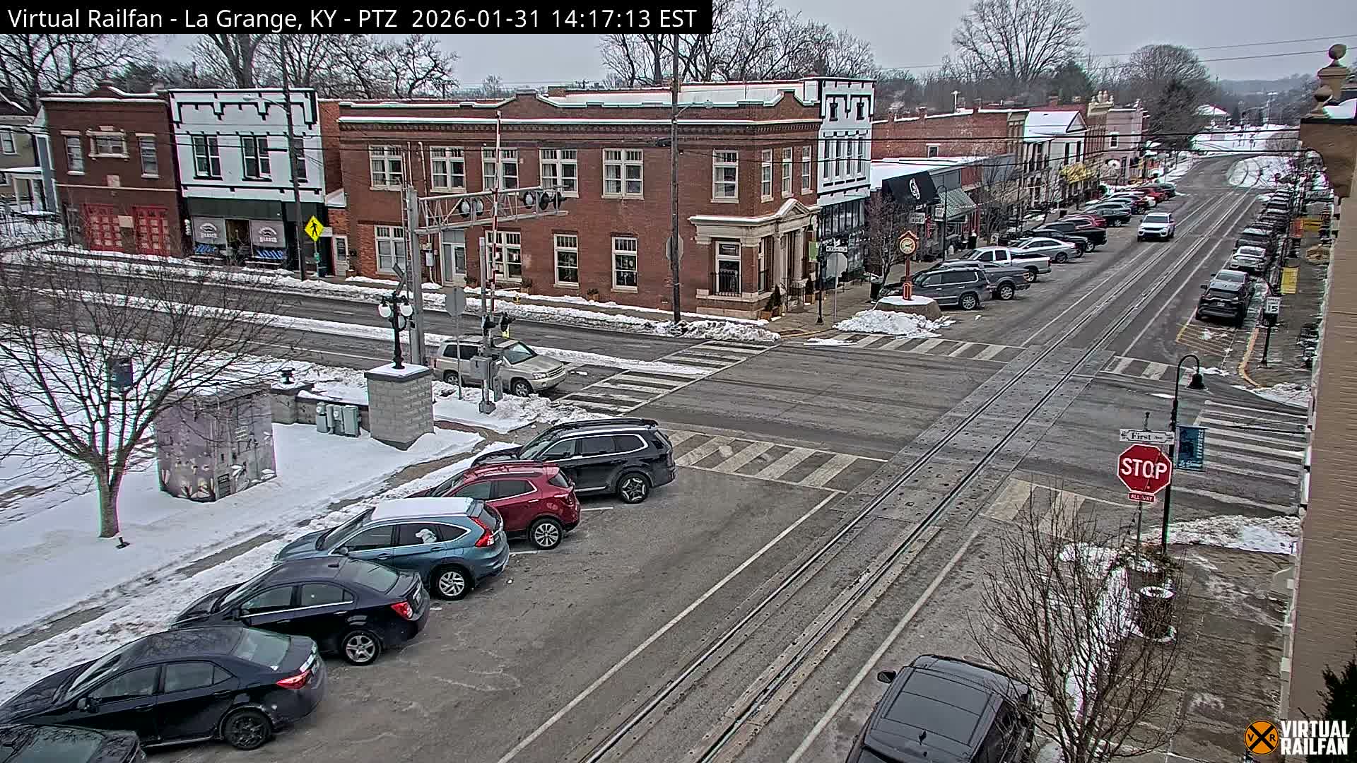 La Grange City & Railroad Crossing Live Cam - La Grange, Oldham, Kentucky, USA