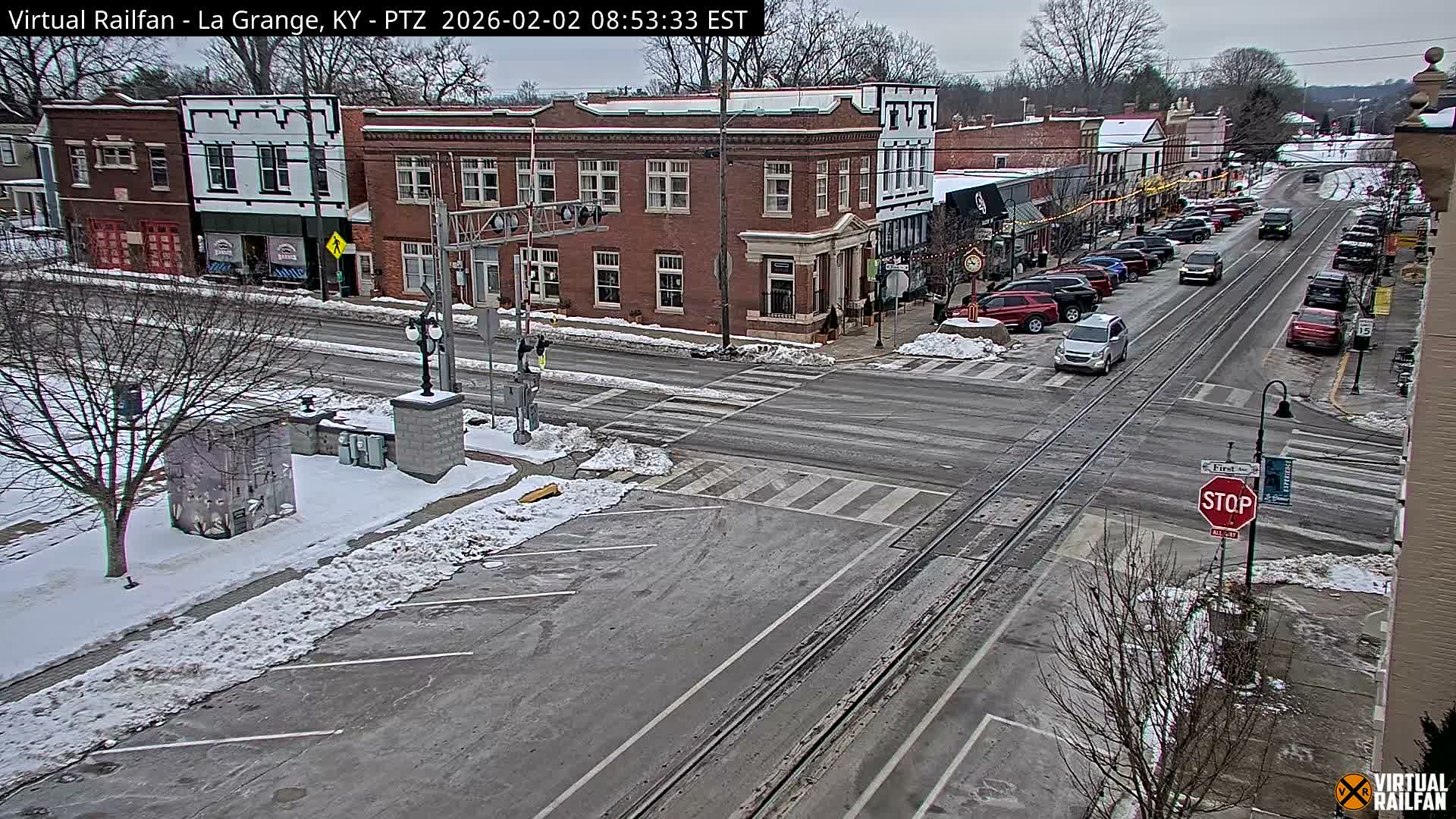 La Grange City & Railroad Crossing Live Cam - La Grange, Oldham, Kentucky, USA