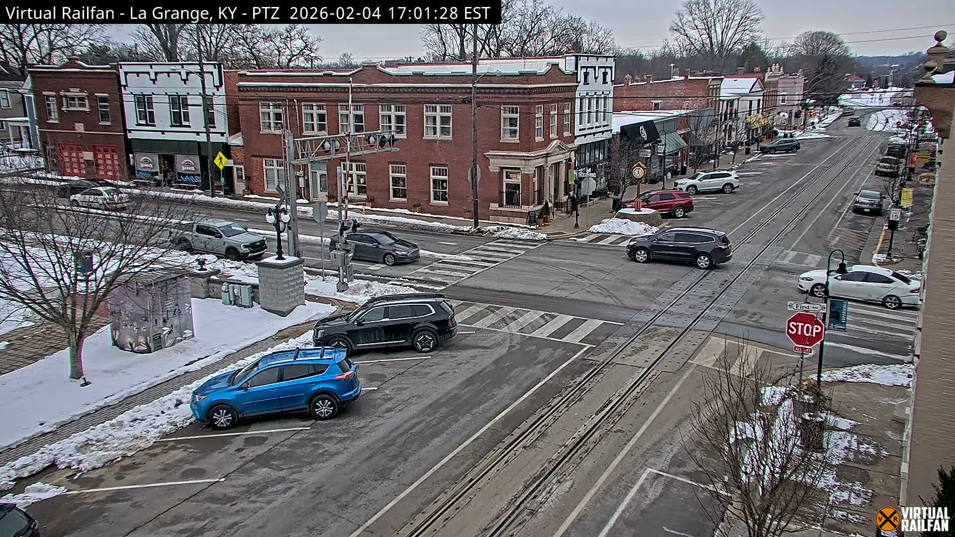 La Grange City & Railroad Crossing Live Cam - La Grange, Oldham, Kentucky, USA
