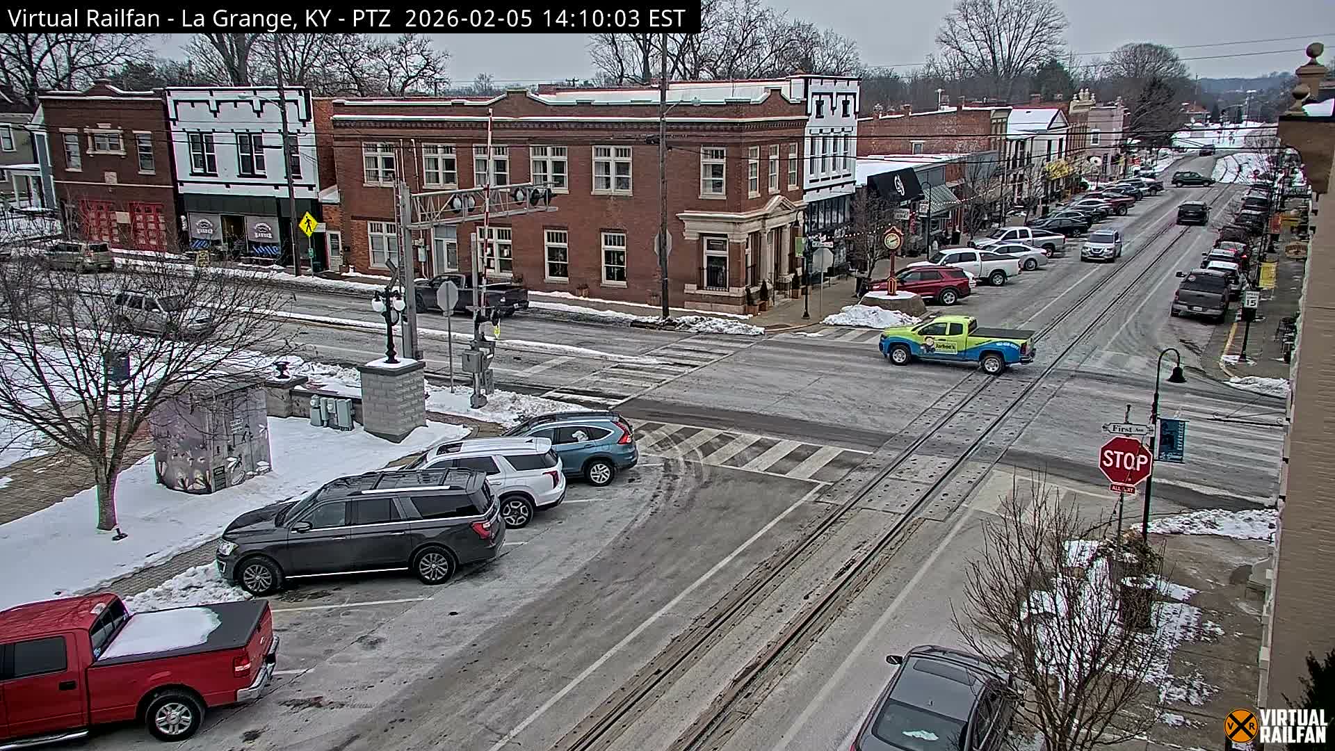 La Grange City & Railroad Crossing Live Cam - La Grange, Oldham, Kentucky, USA