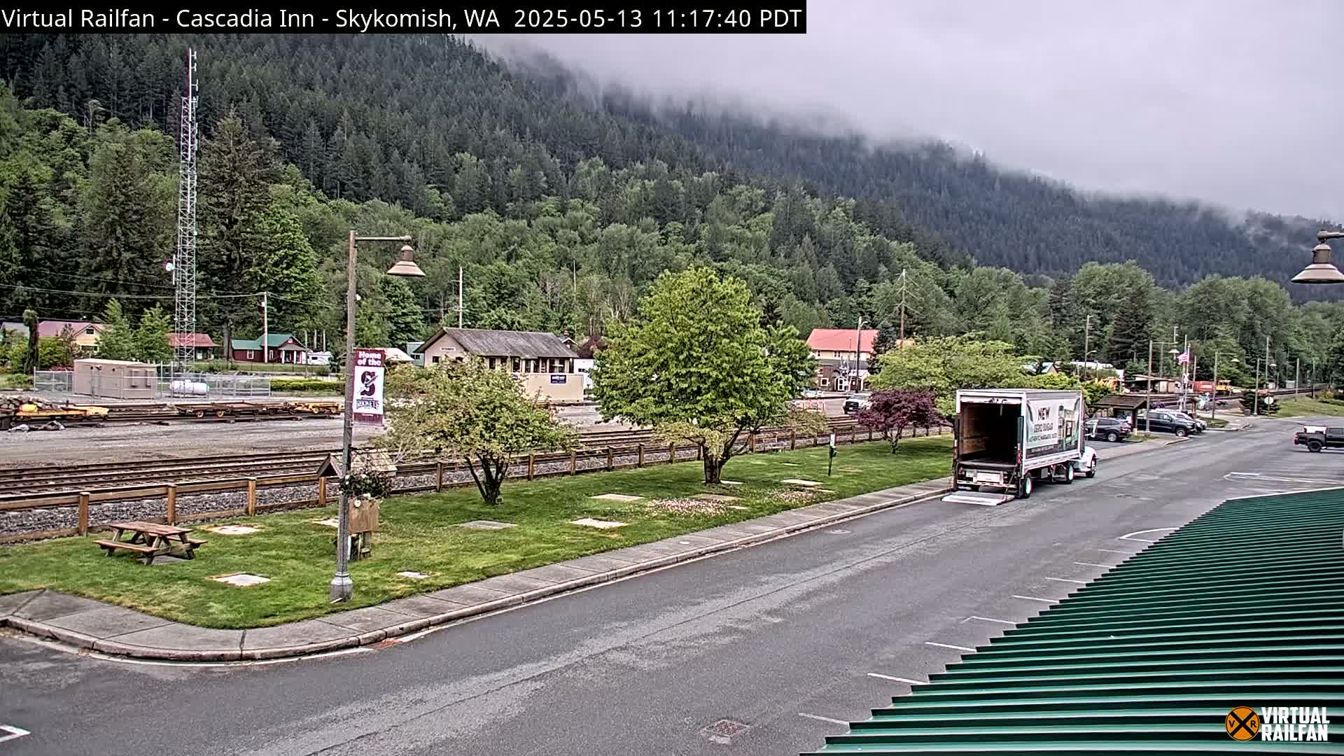 Skykomish Village Railroad Live Cam - Skykomish, King, Washington, USA