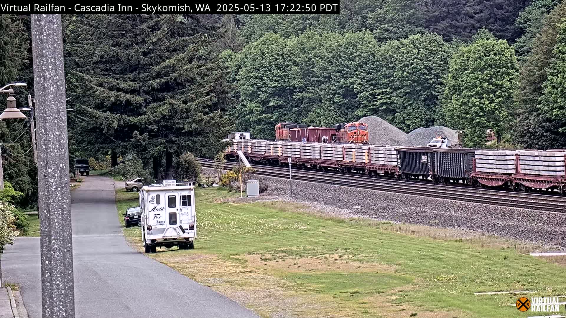 Skykomish Village Railroad Live Cam - Skykomish, King, Washington, USA