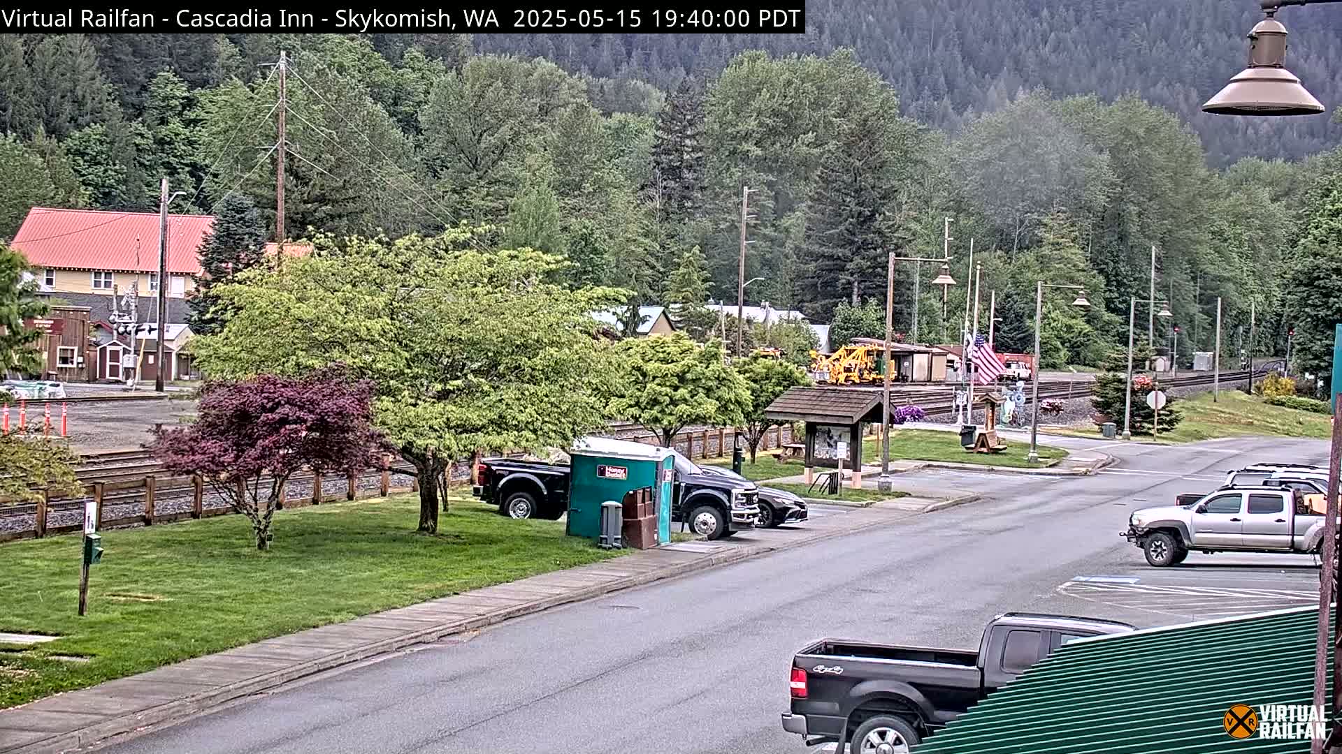 Skykomish Village Railroad Live Cam - Skykomish, King, Washington, USA