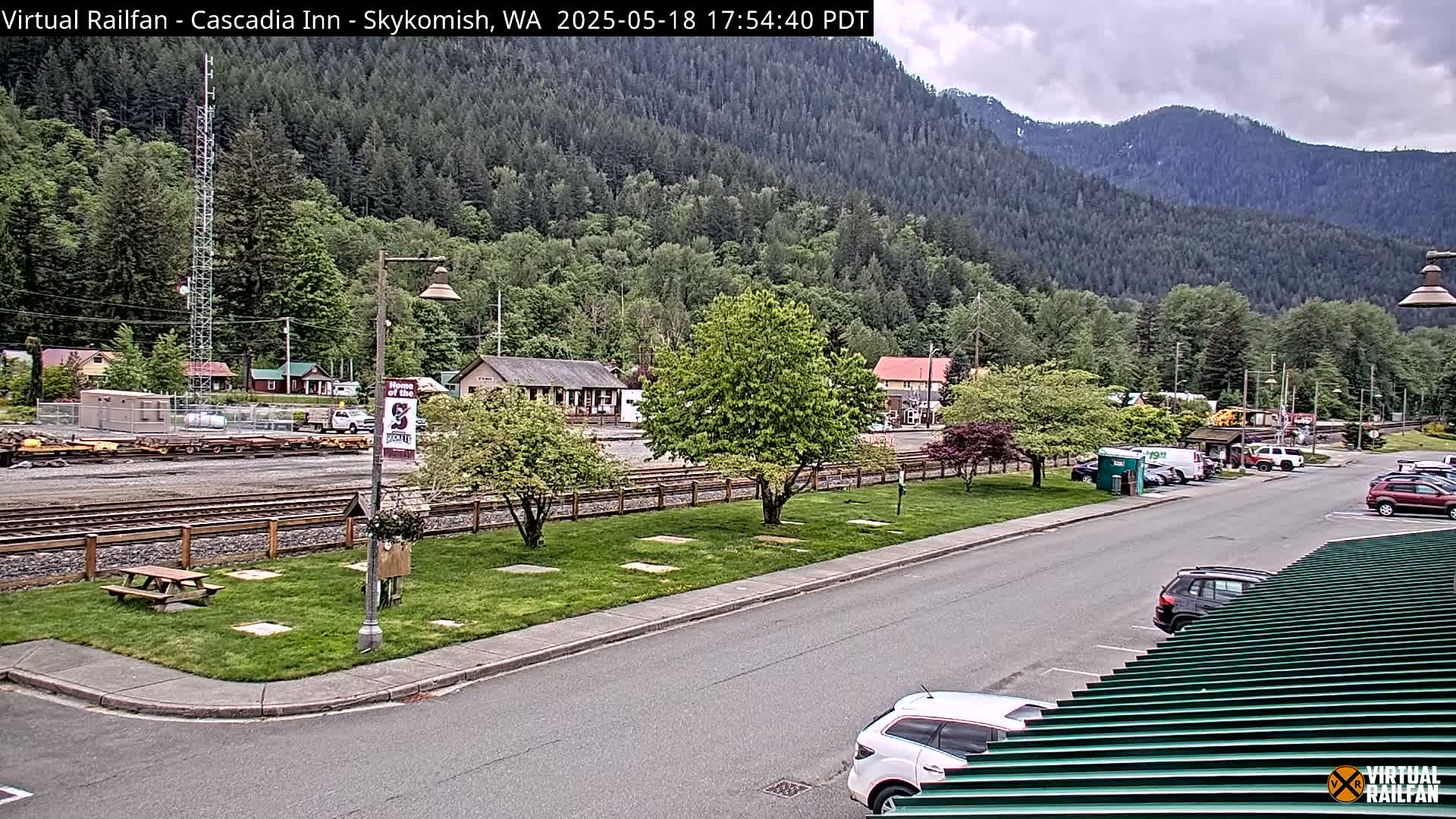 Skykomish Village Railroad Live Cam - Skykomish, King, Washington, USA