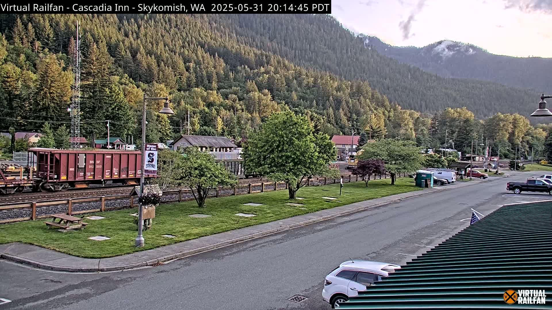 Skykomish Village Railroad Live Cam - Skykomish, King, Washington, USA