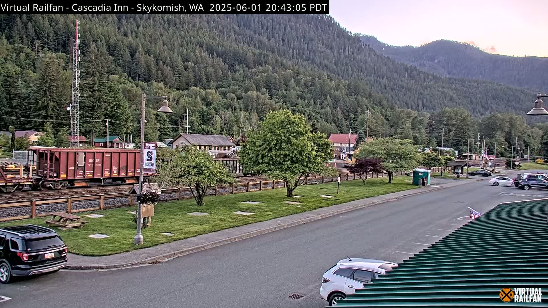 Skykomish Village Railroad Live Cam - Skykomish, King, Washington, USA