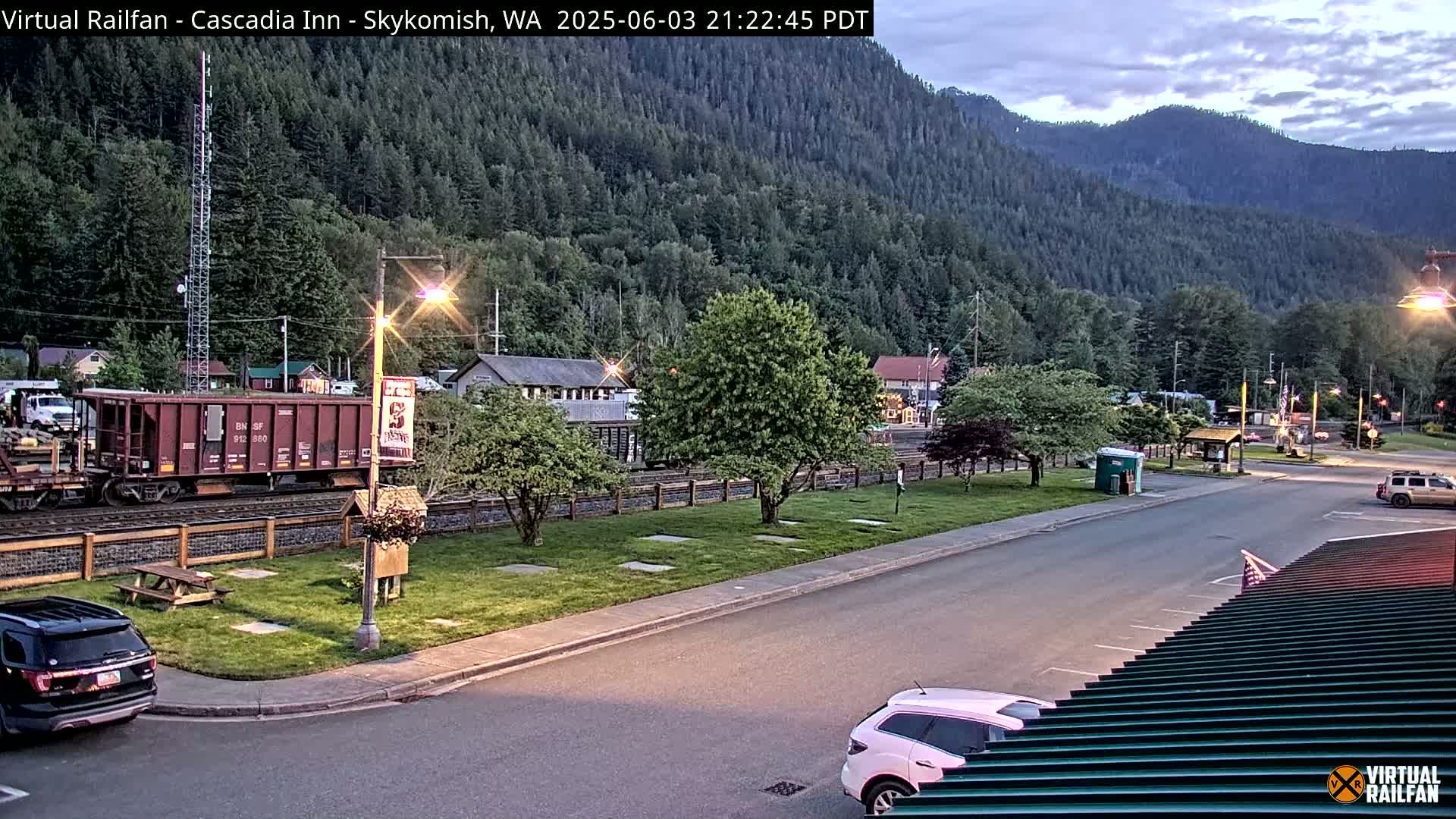 Skykomish Village Railroad Live Cam - Skykomish, King, Washington, USA