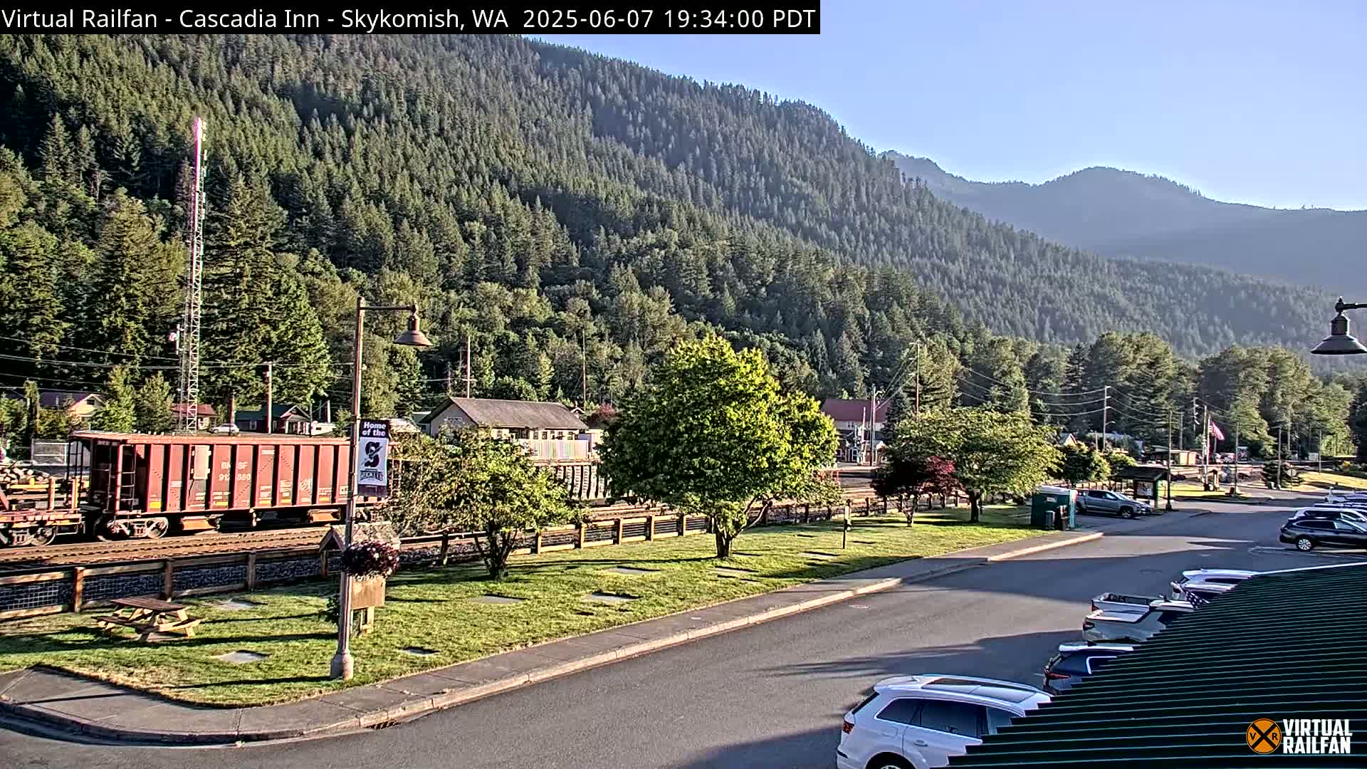 Skykomish Village Railroad Live Cam - Skykomish, King, Washington, USA