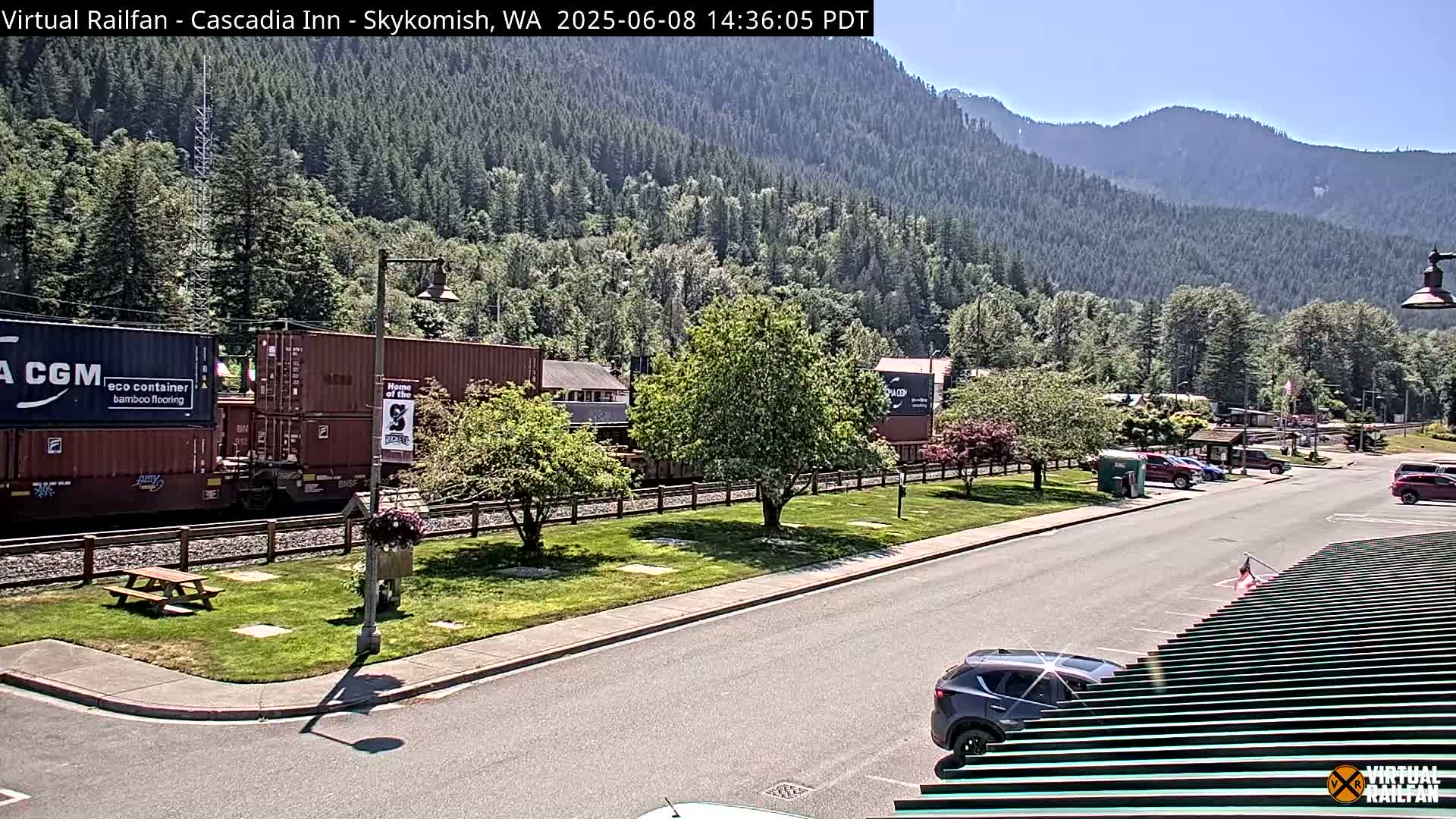 Skykomish Village Railroad Live Cam - Skykomish, King, Washington, USA