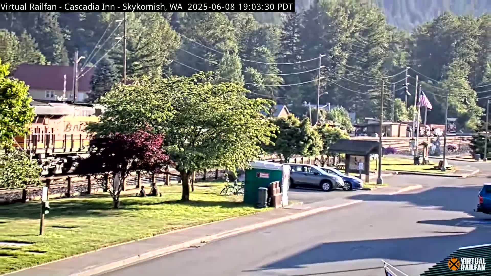 Skykomish Village Railroad Live Cam - Skykomish, King, Washington, USA