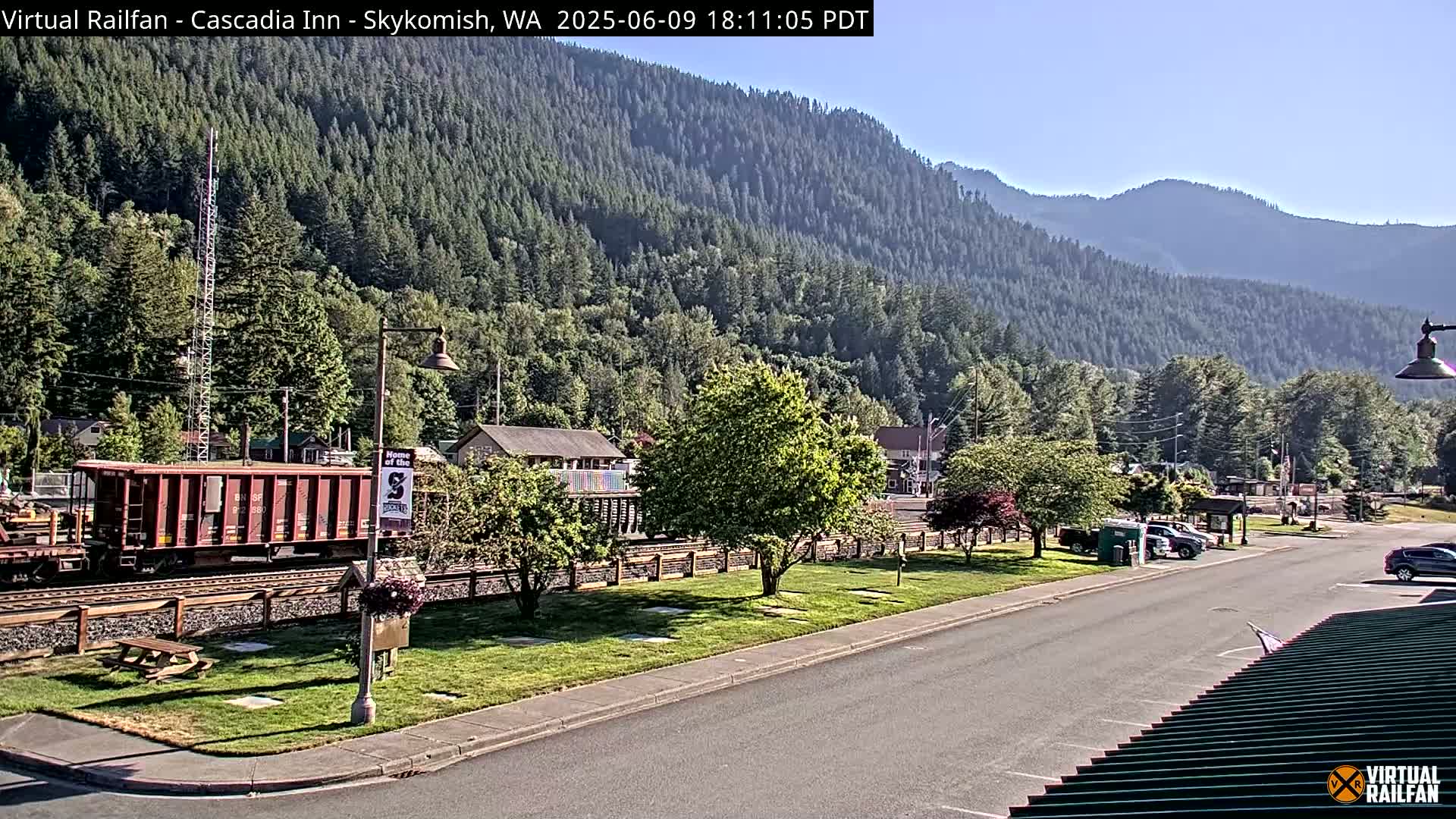 Skykomish Village Railroad Live Cam - Skykomish, King, Washington, USA
