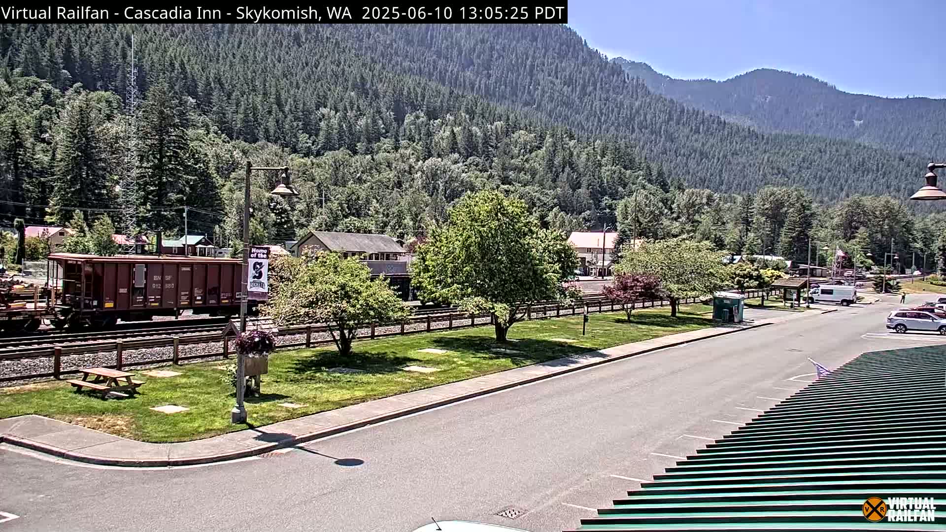 Skykomish Village Railroad Live Cam - Skykomish, King, Washington, USA