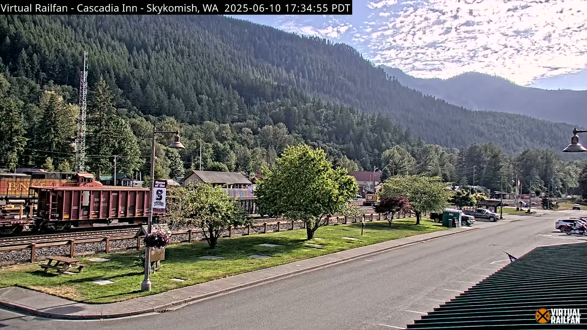 Skykomish Village Railroad Live Cam - Skykomish, King, Washington, USA