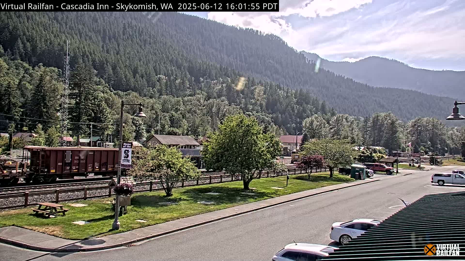 Skykomish Village Railroad Live Cam - Skykomish, King, Washington, USA